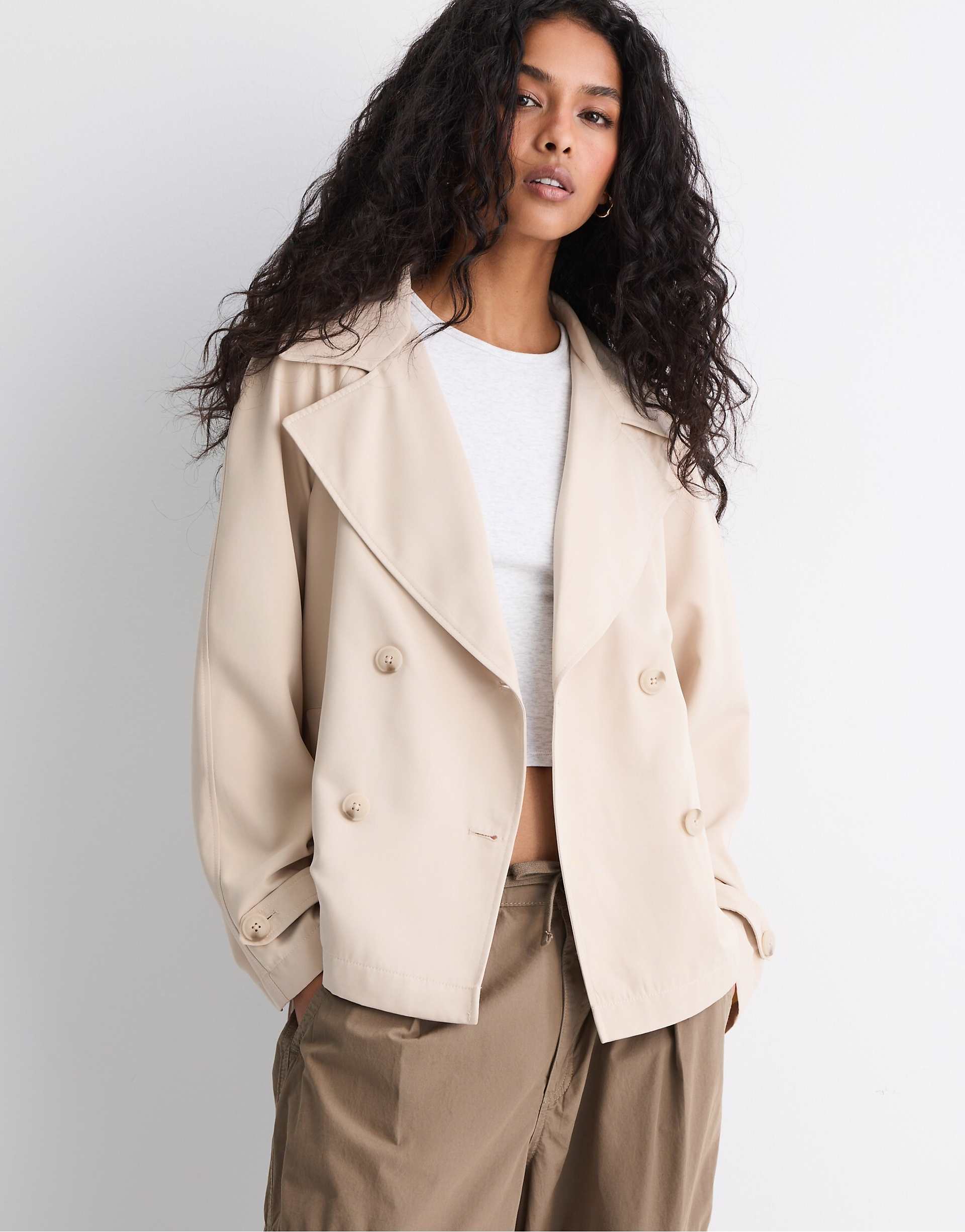 Marseille Trench Coat - Stone