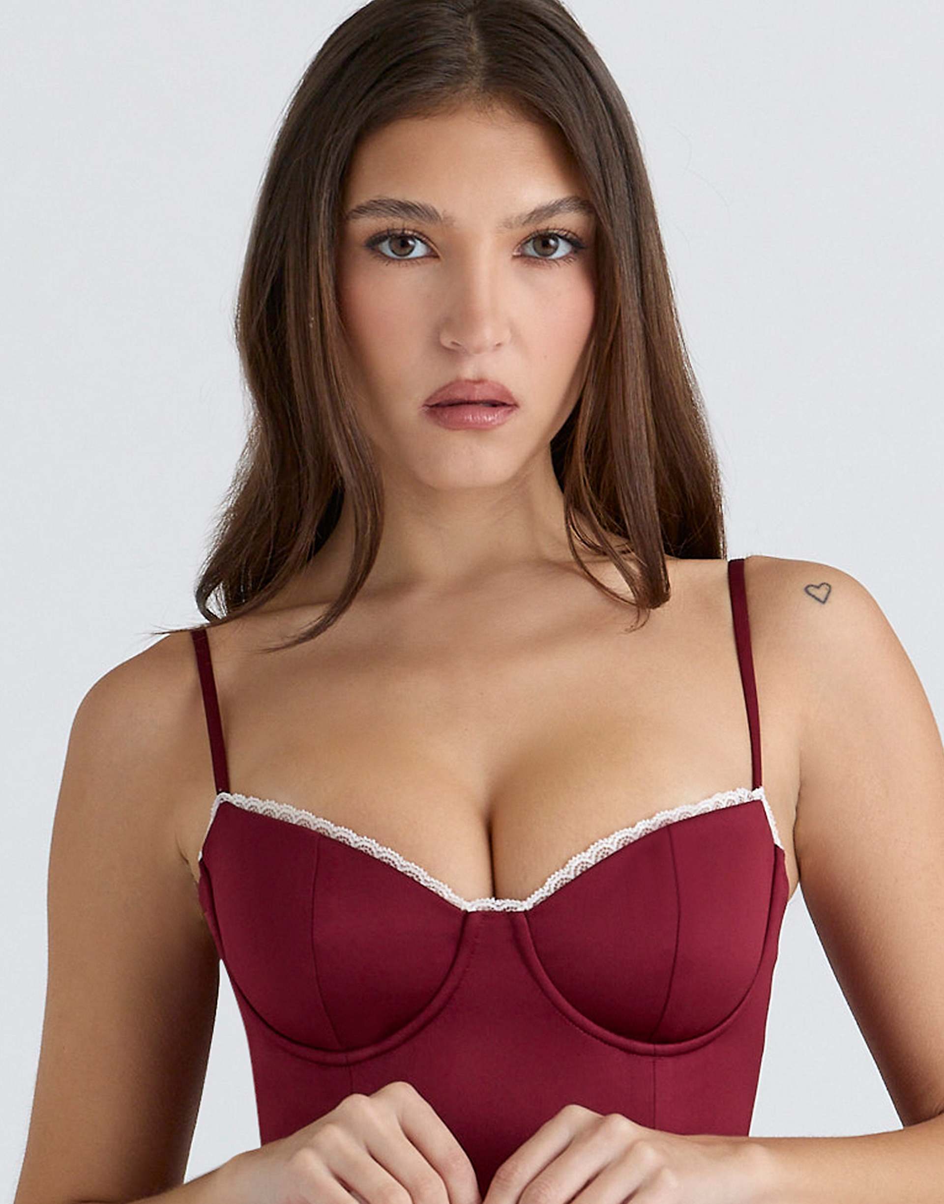 Mademoiselle Midi Dress - Wine