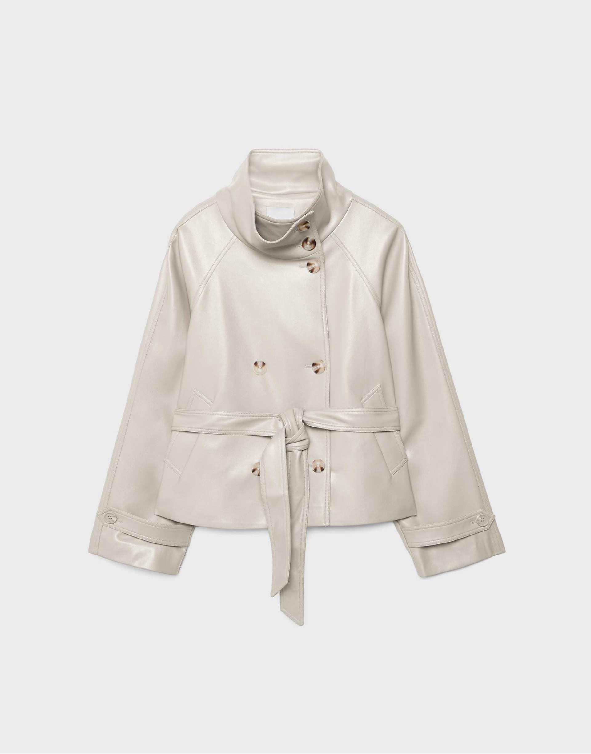 Verona Trench Coat - Ecru