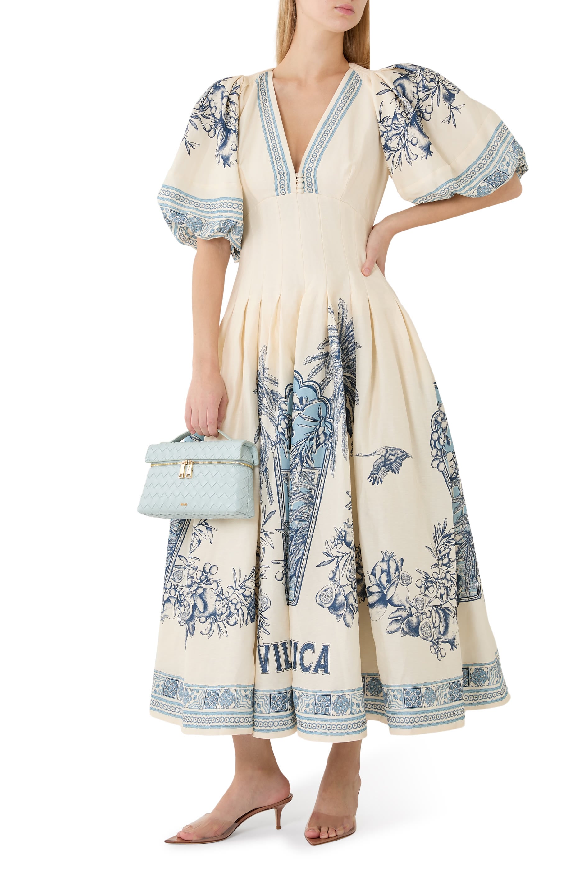 Romy Midi Dress - Cream