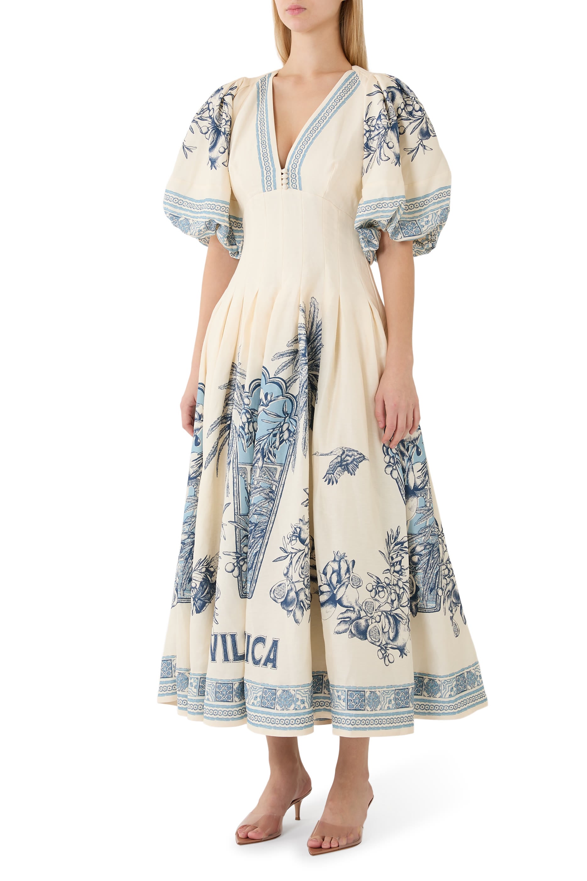Romy Midi Dress - Cream