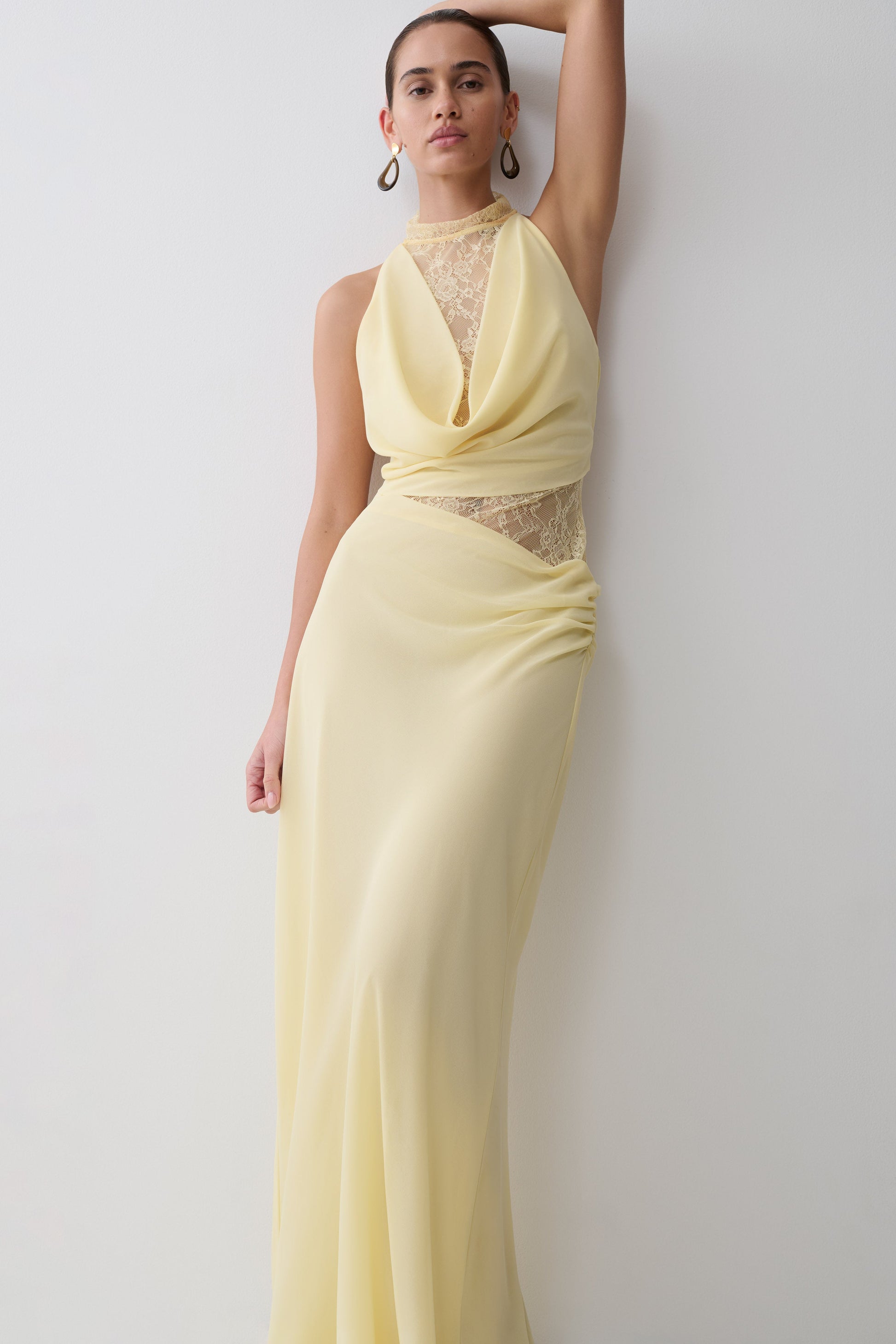 Arra Maxi Dress - Lemon