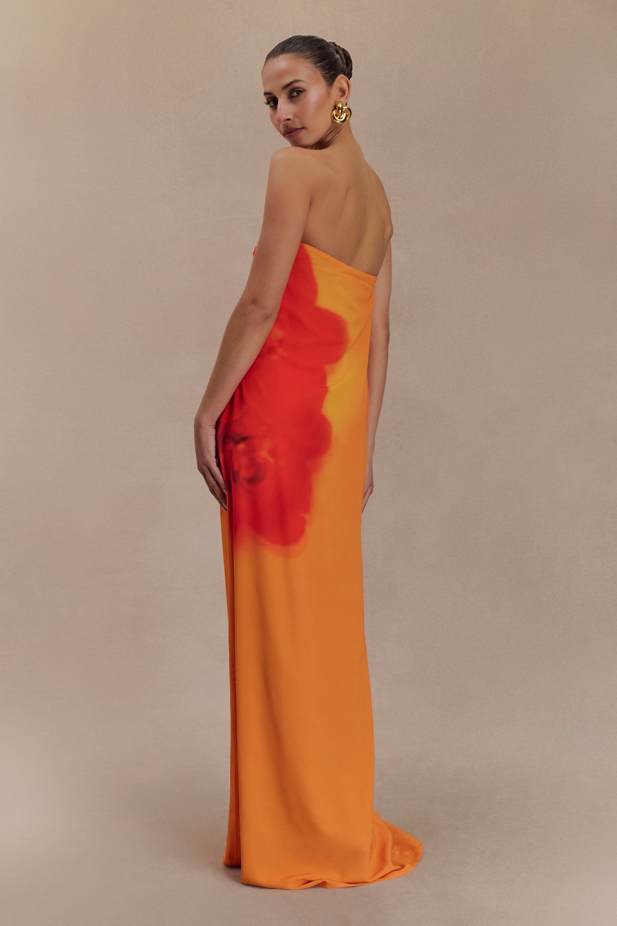 Koi Gown - Koi Orchid Print