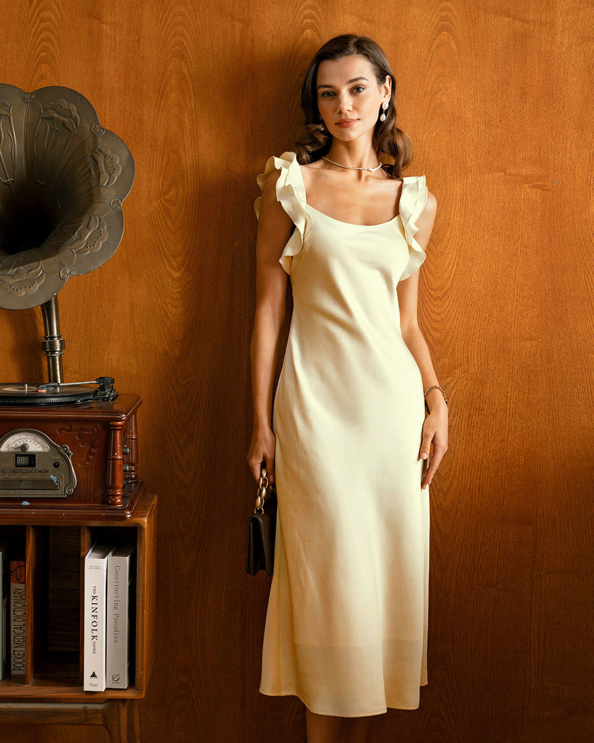 Daffodil Midi Dress - Yellow