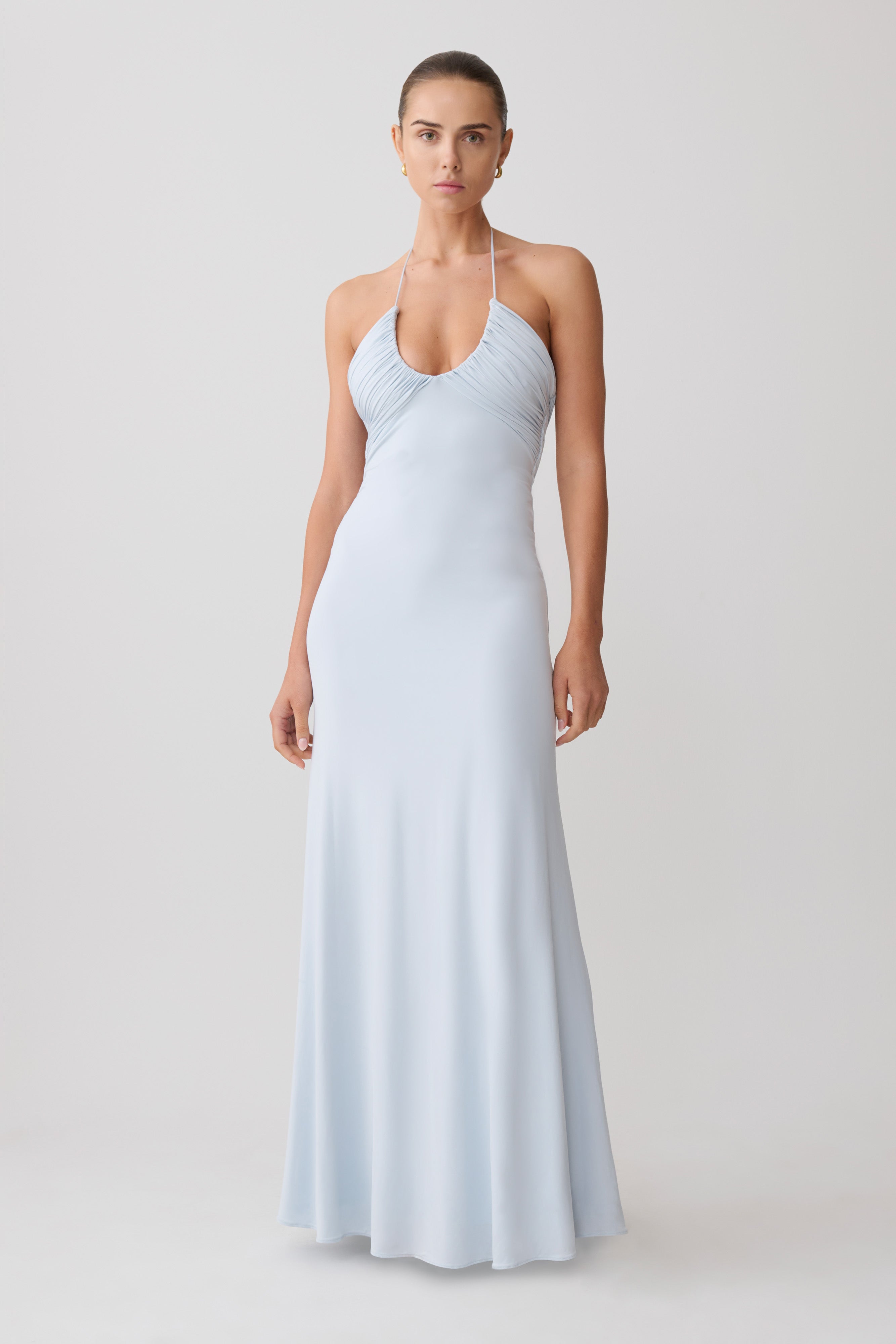 Maely Maxi Dress - Pale Blue