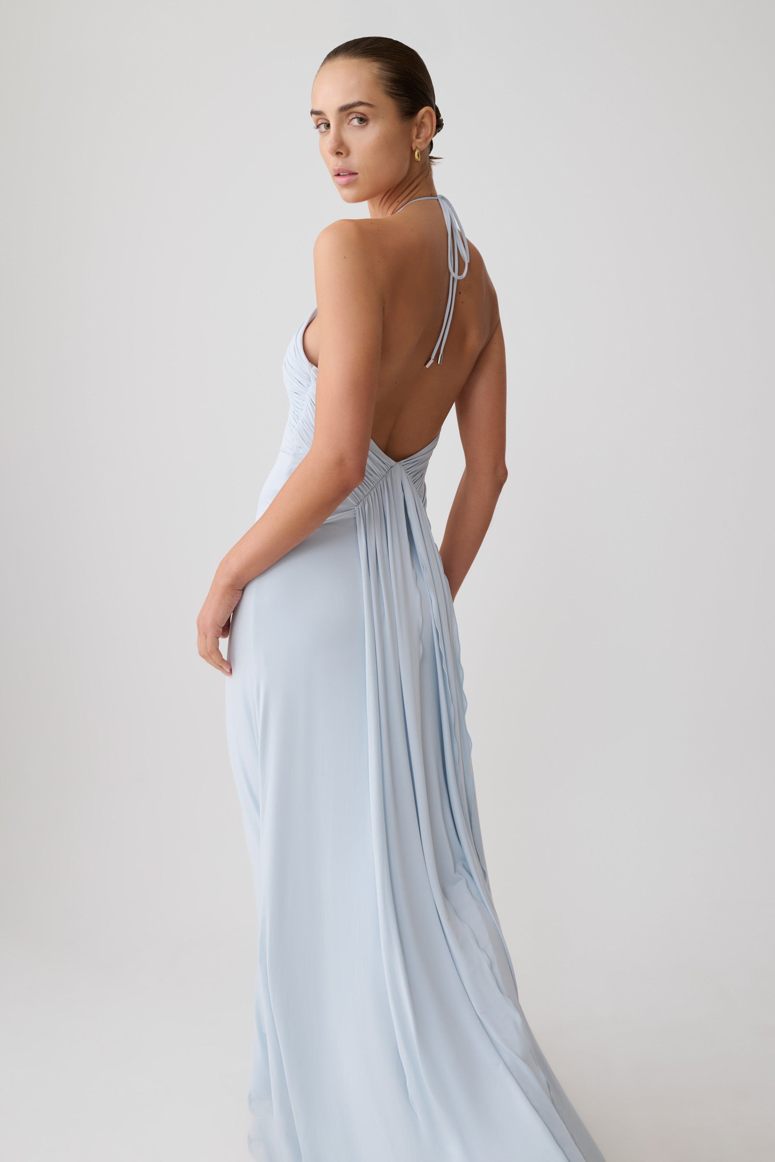 Maely Maxi Dress - Pale Blue