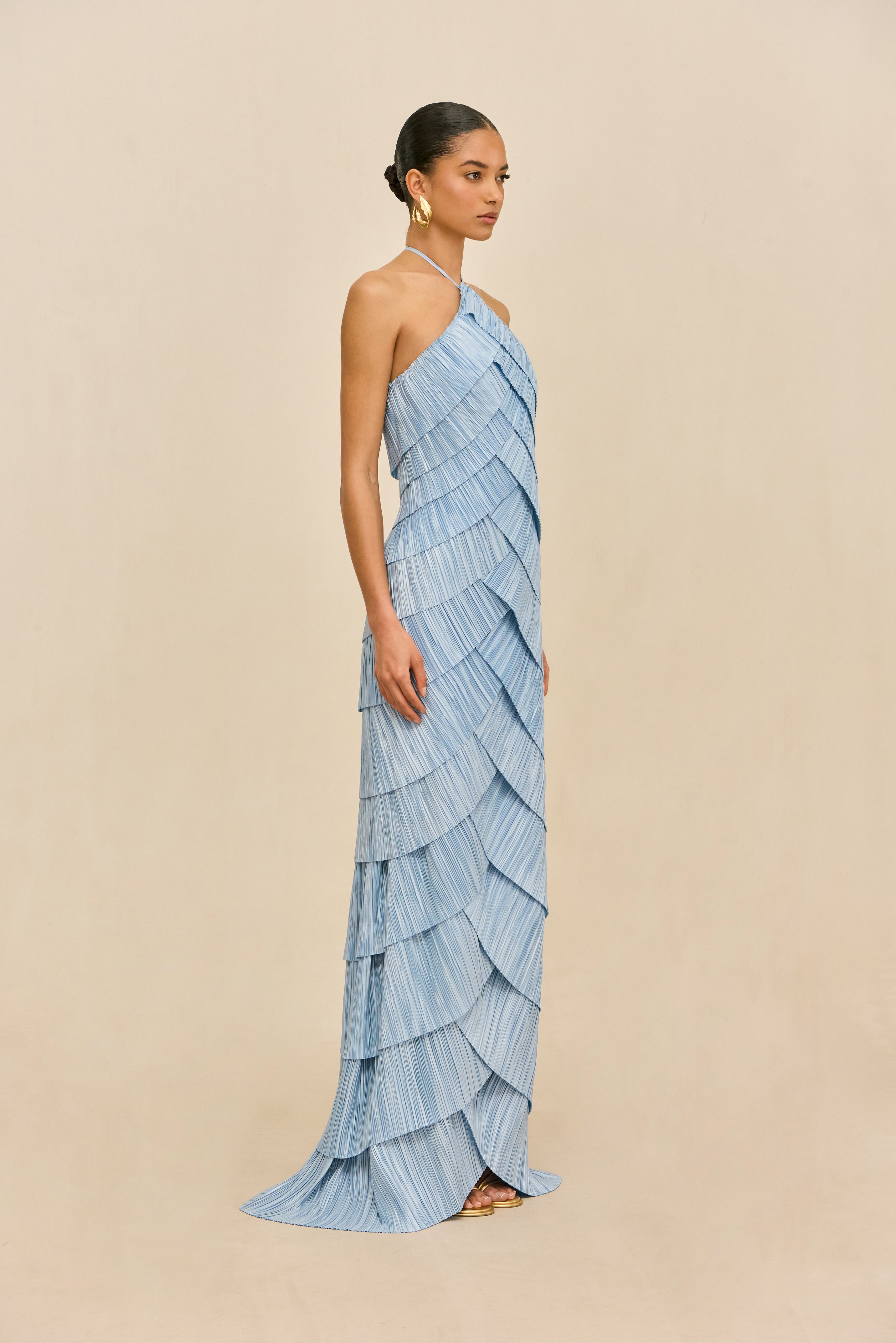Coraline Maxi Dress - Coastal Blue