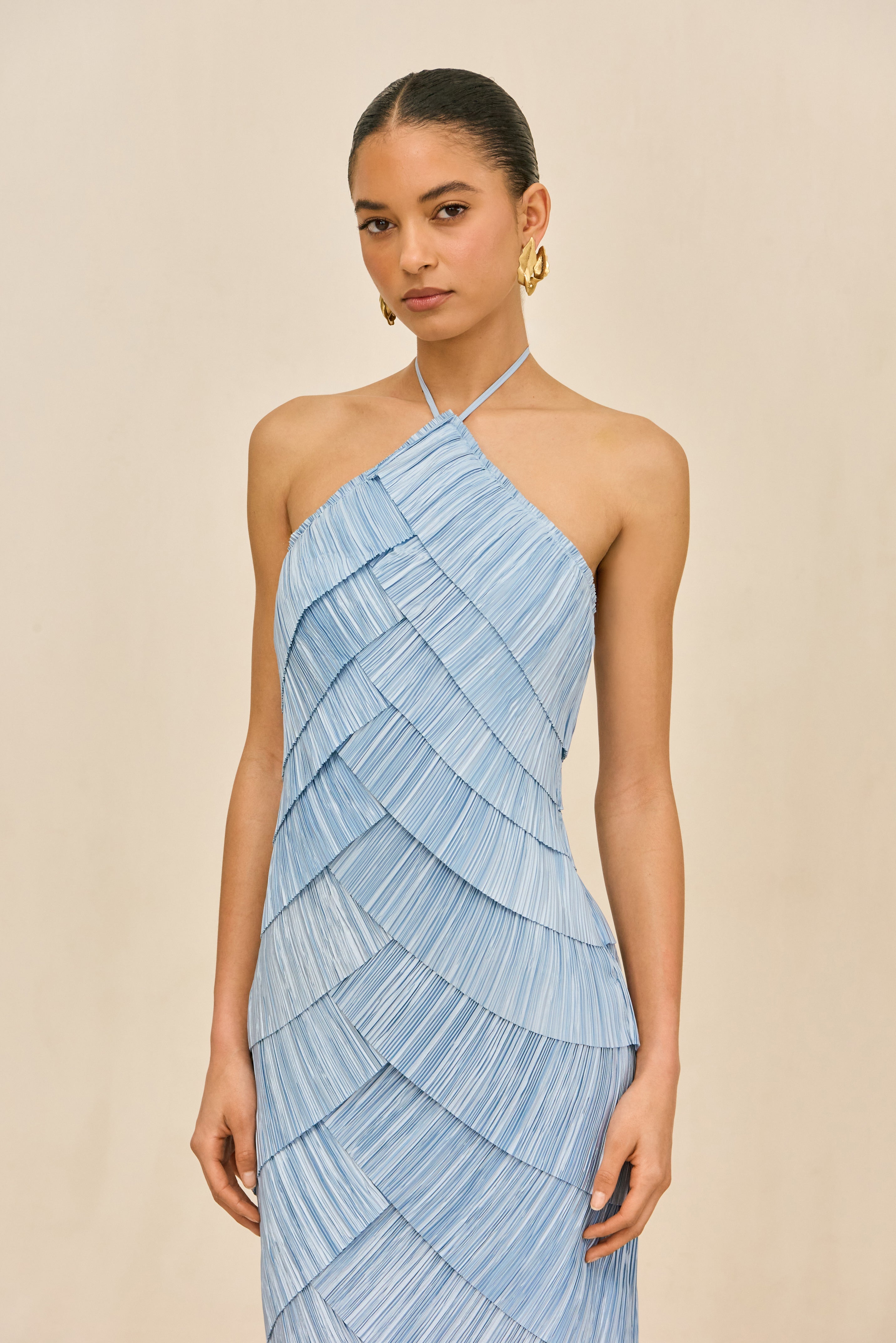 Coraline Maxi Dress - Coastal Blue