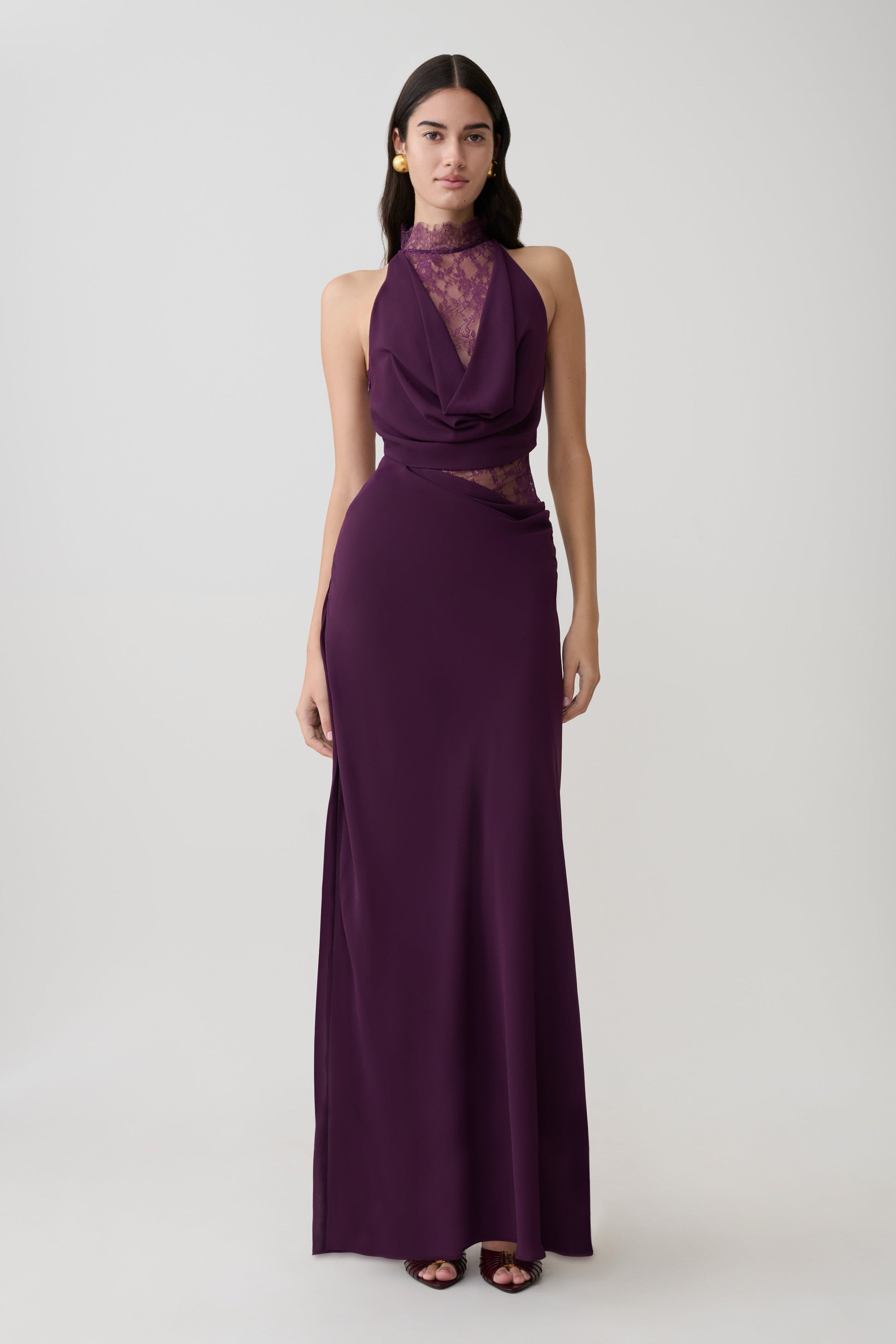 Arra Maxi Dress - Plum