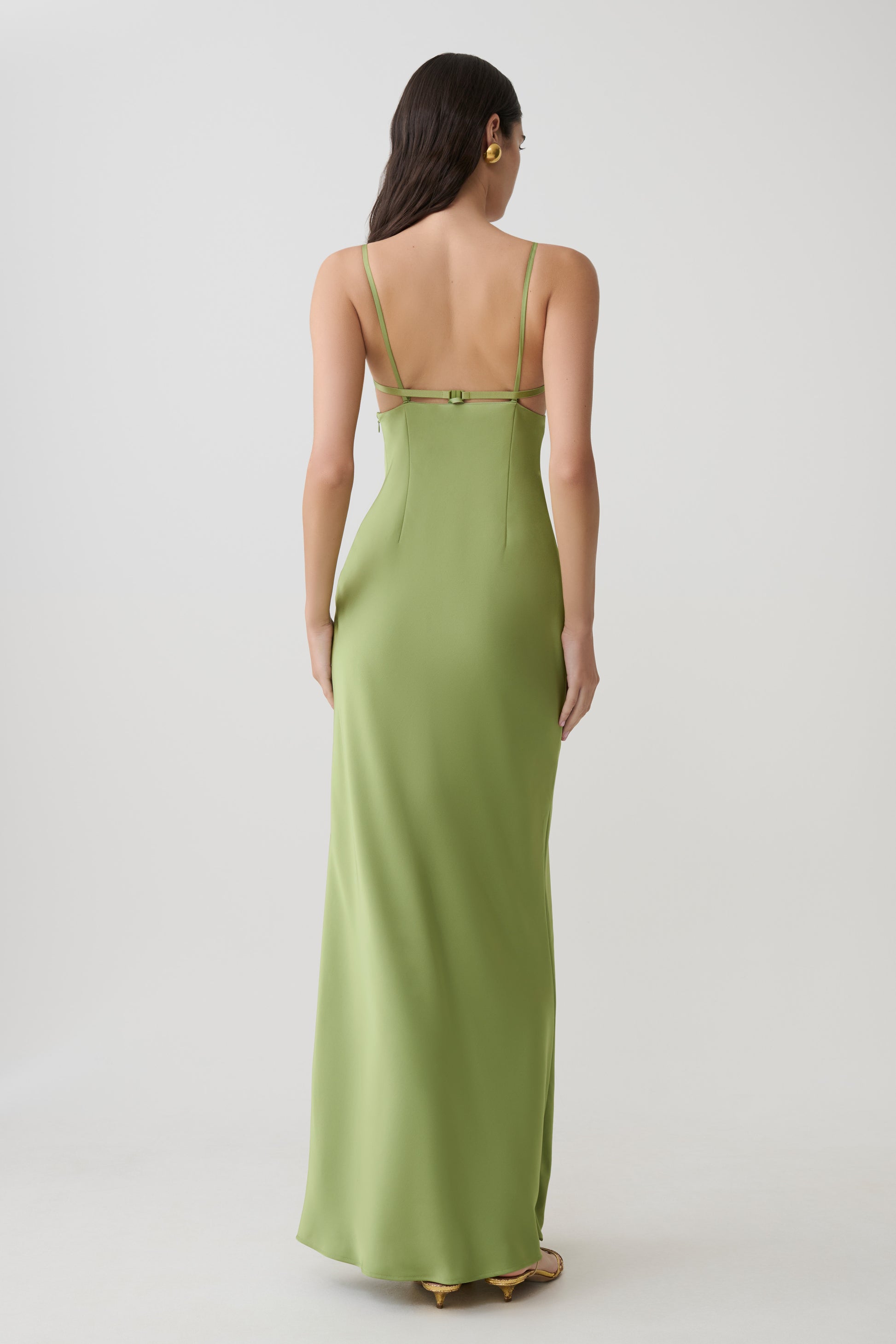 Leona Maxi Dress - Pistachio - 2
