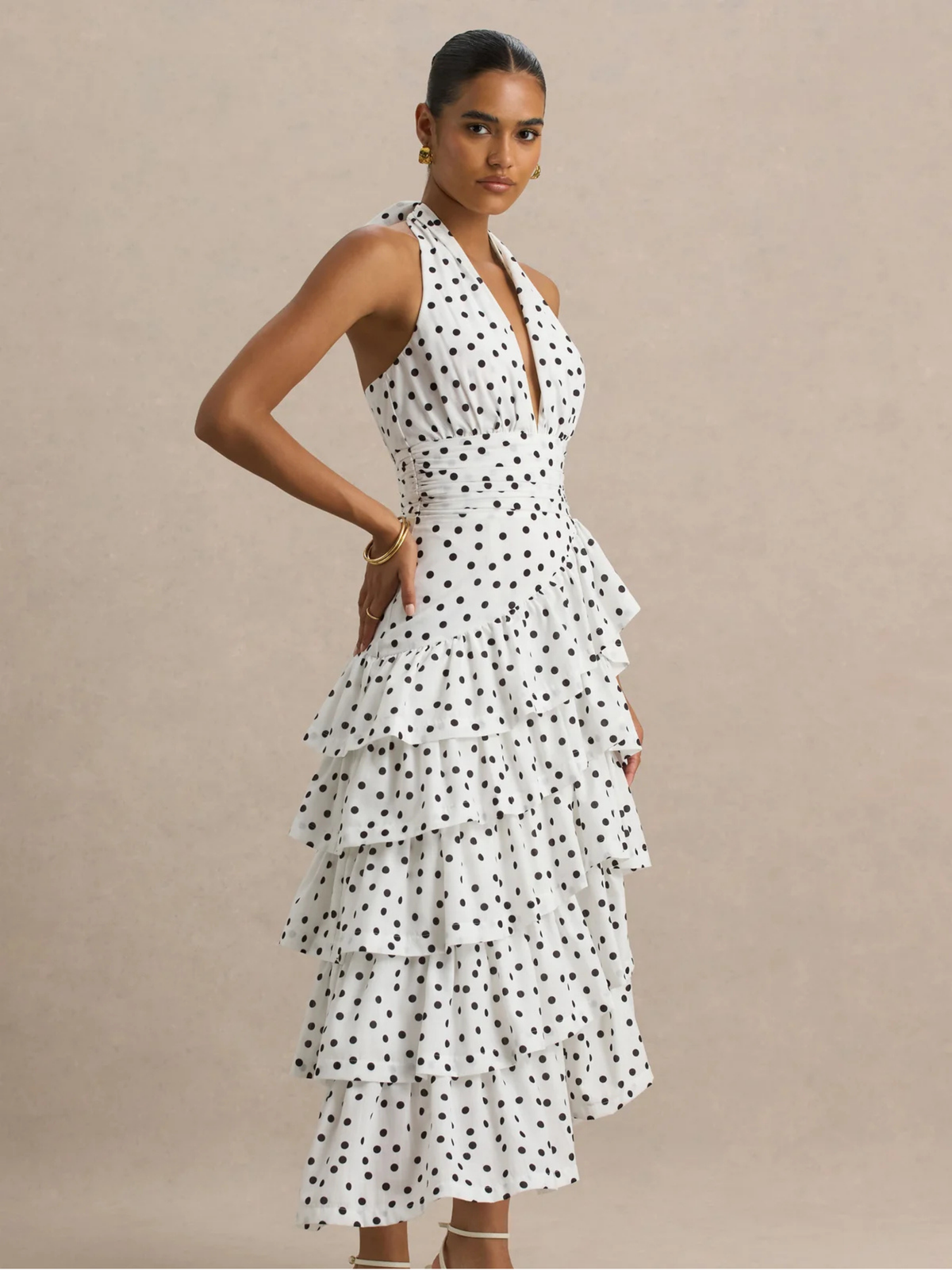 Rosalind Midi Dress - White