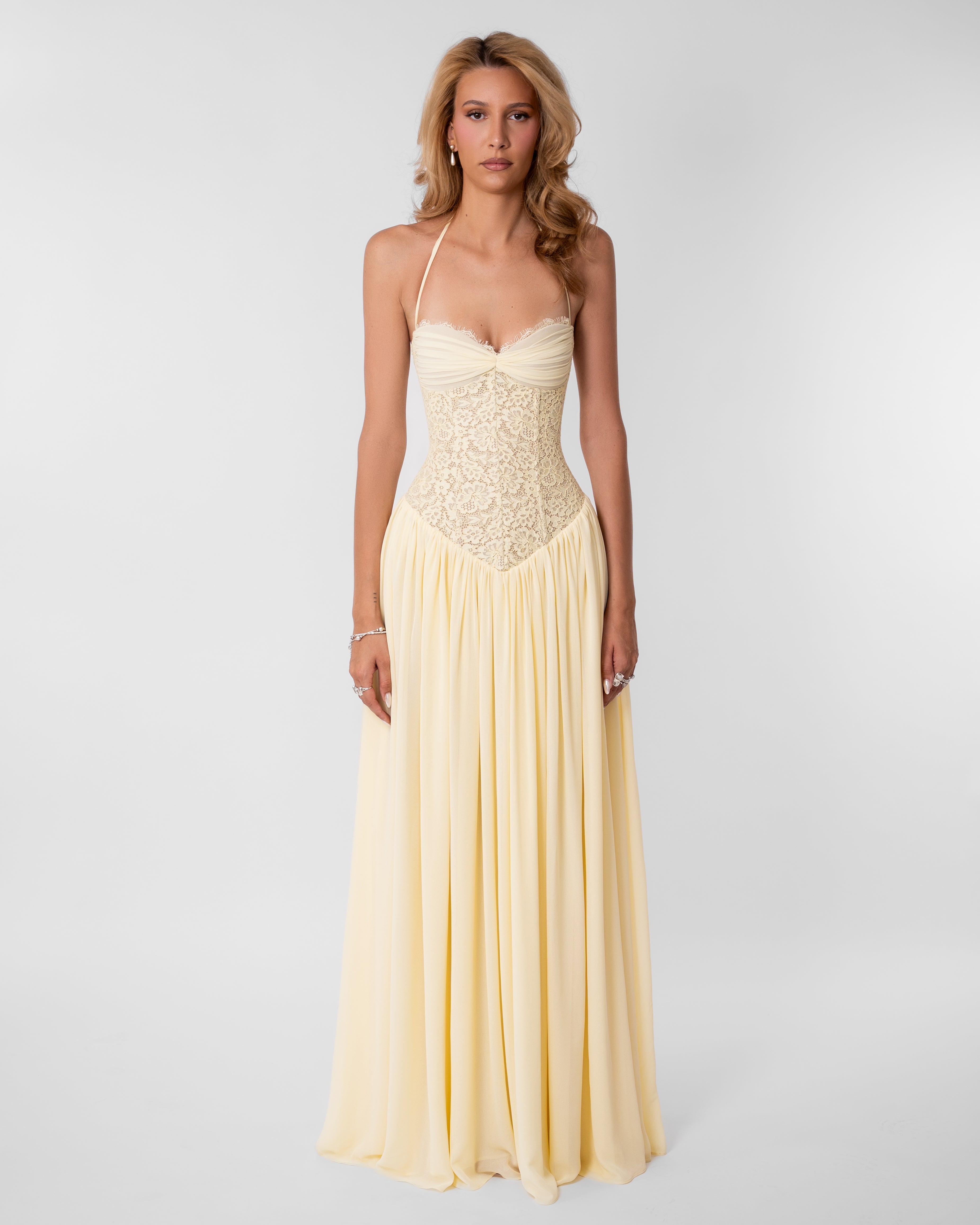 Odalys Maxi Dress - Yellow