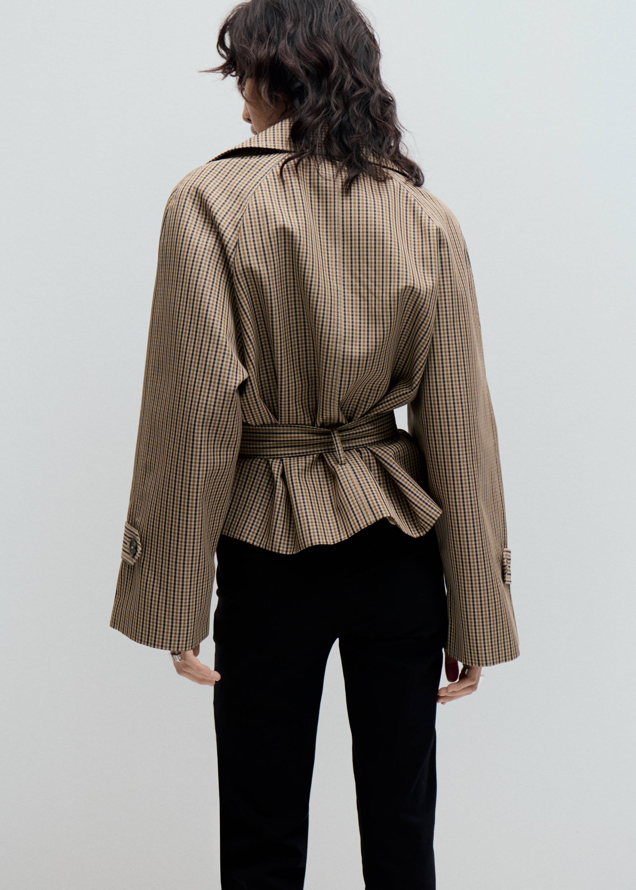 Oxford Trench Coat - Open Beige