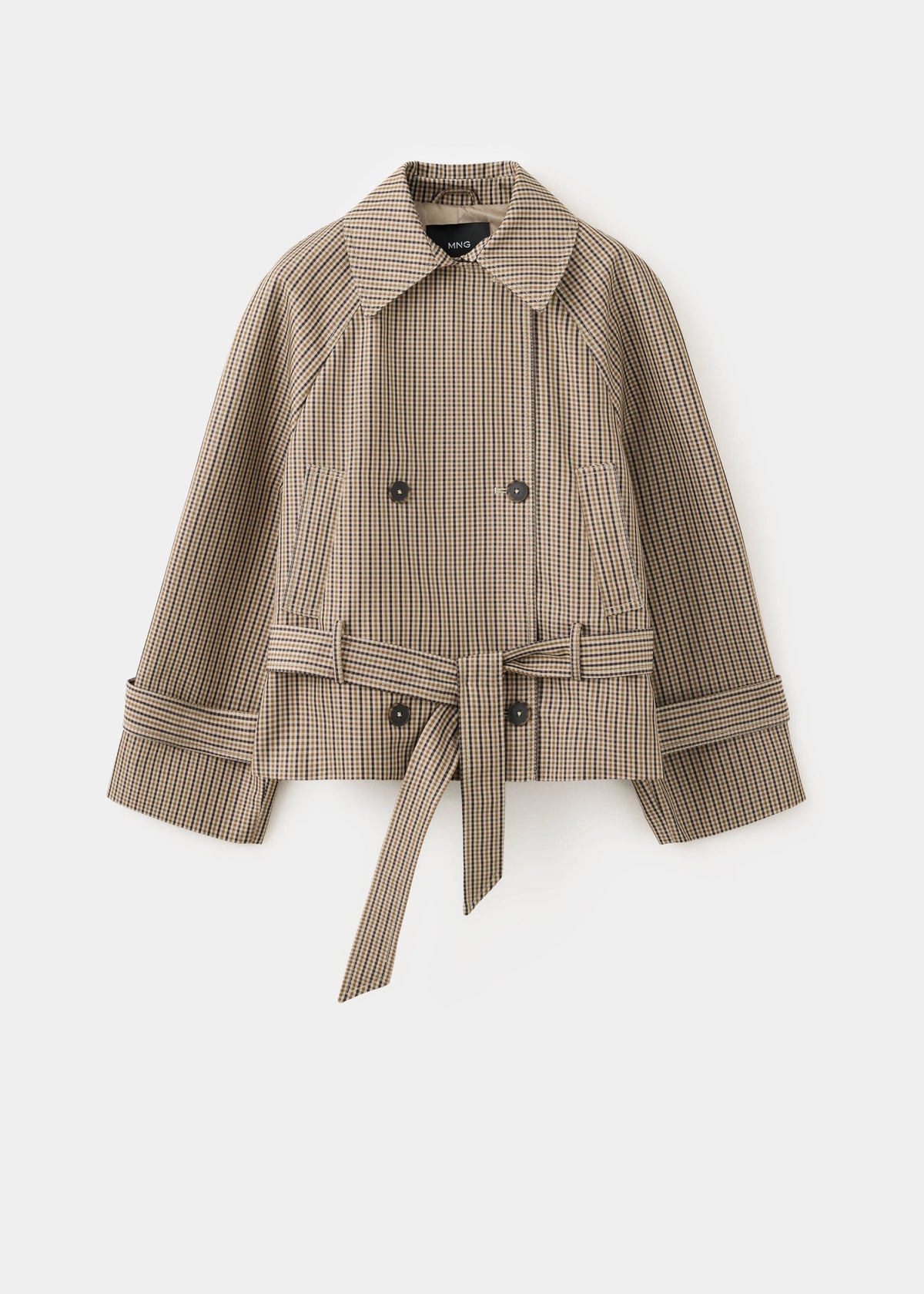 Oxford Trench Coat - Open Beige