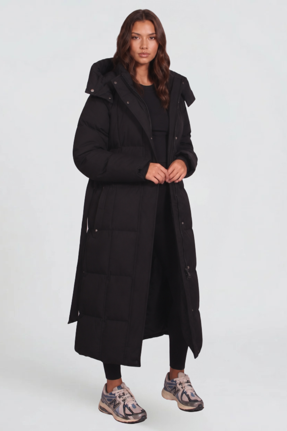 Freya Puffer Coat - Brown