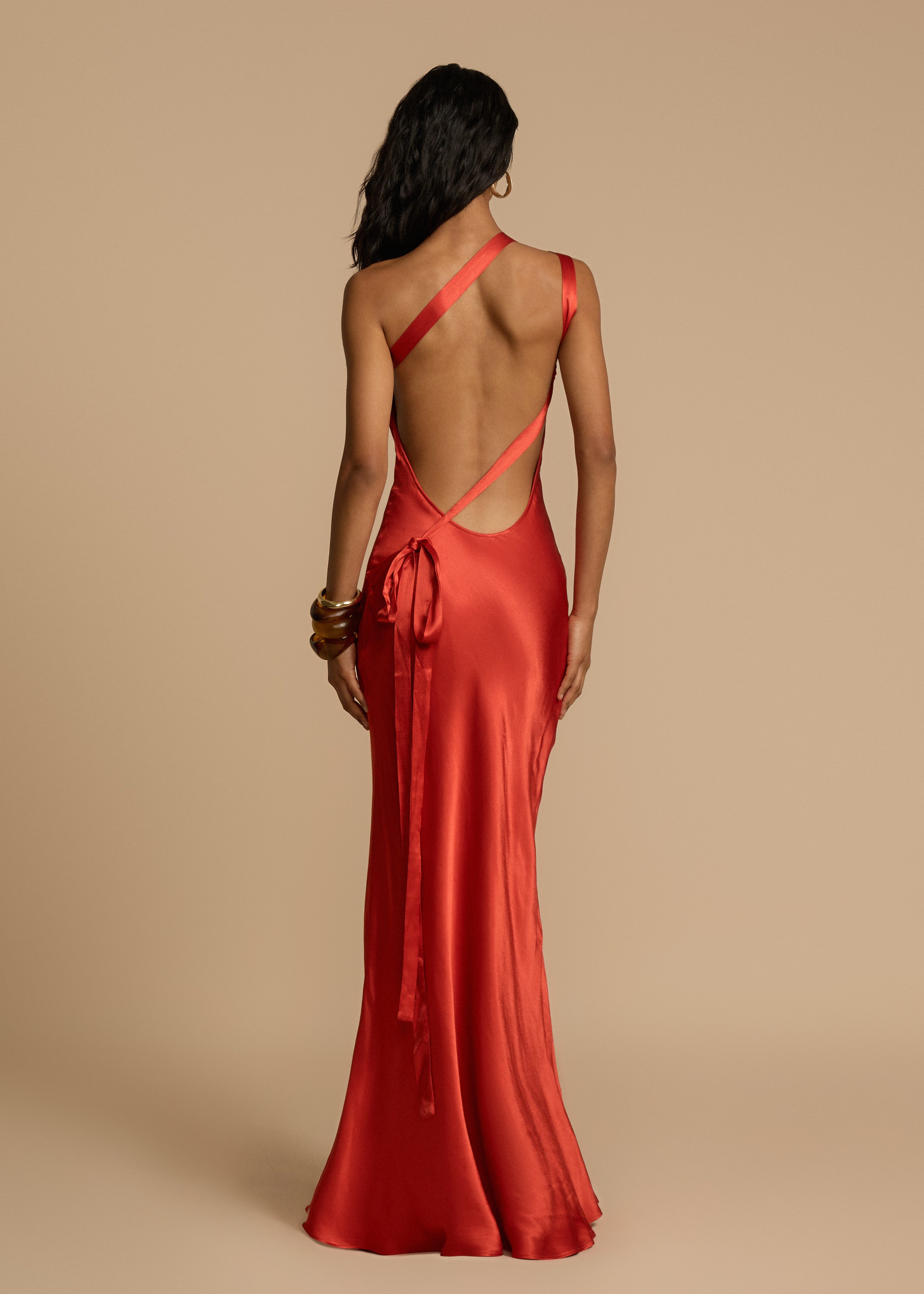 Monique Maxi Dress - Rust