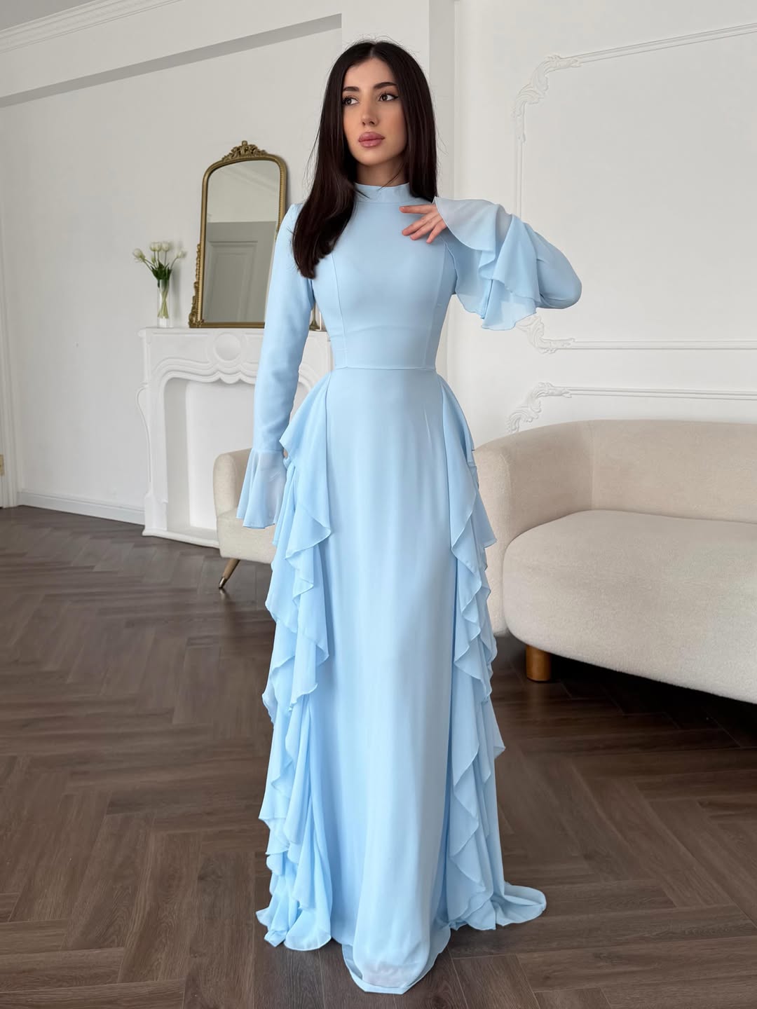 Solange Maxi Dress - Blue