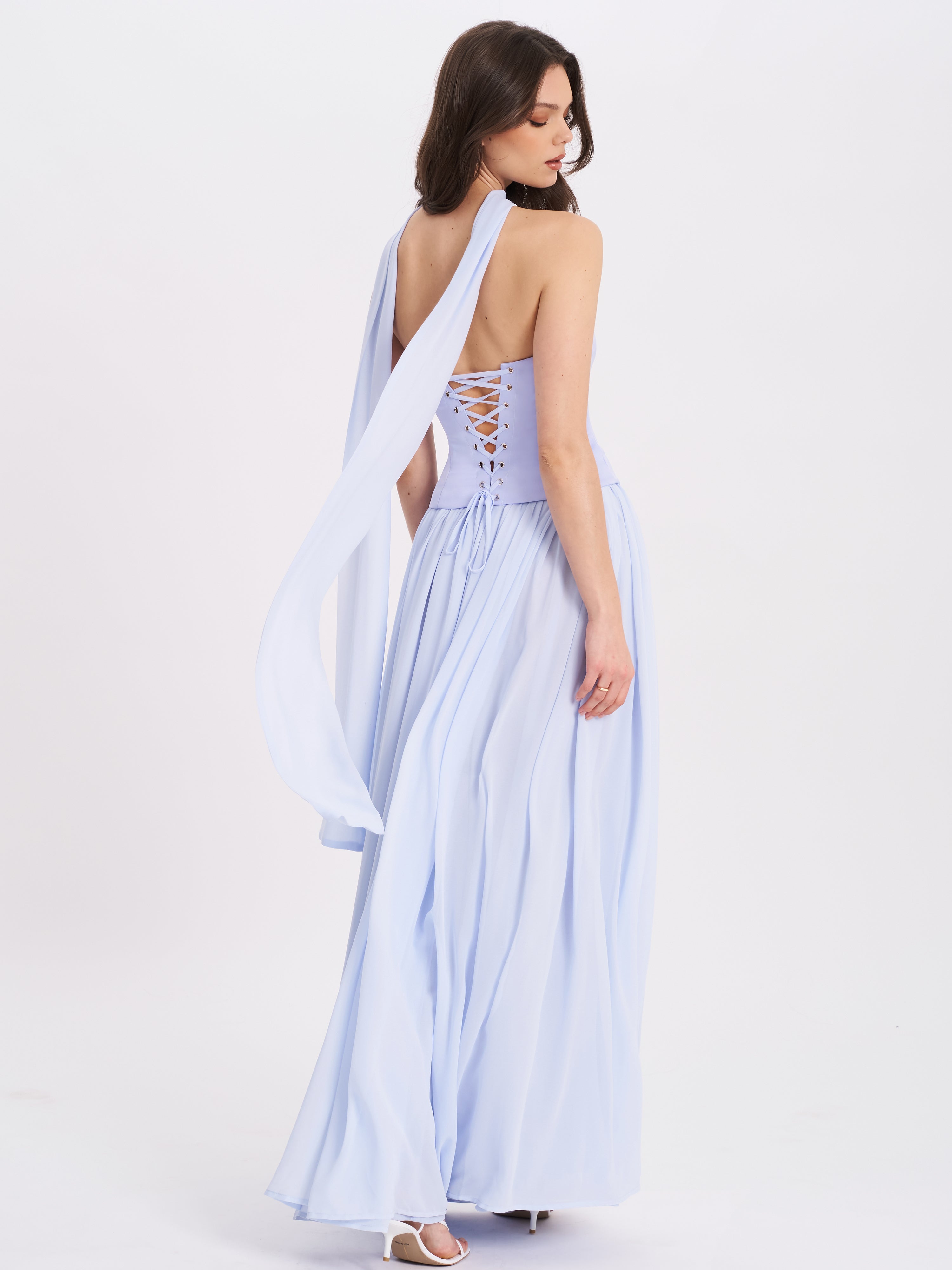 Vittoria Maxi Dress - Baby Blue
