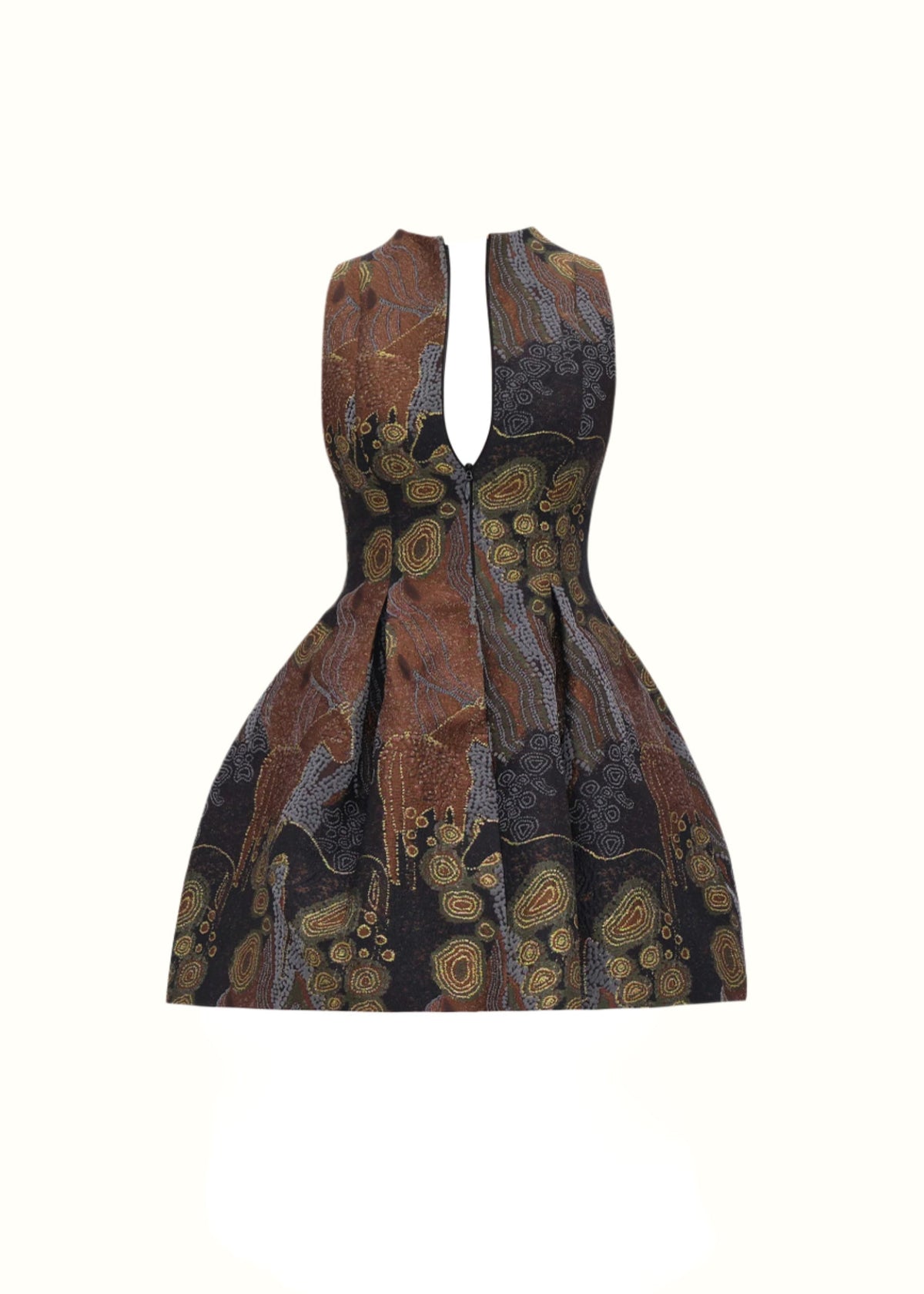 Kava Mini Dress - Kava Jacquard