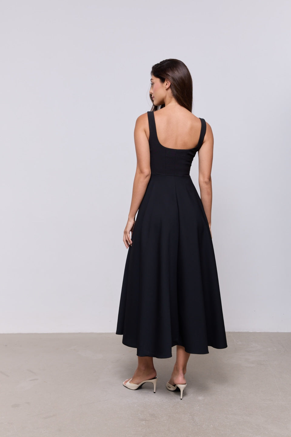 Odessa Midi Dress - Black