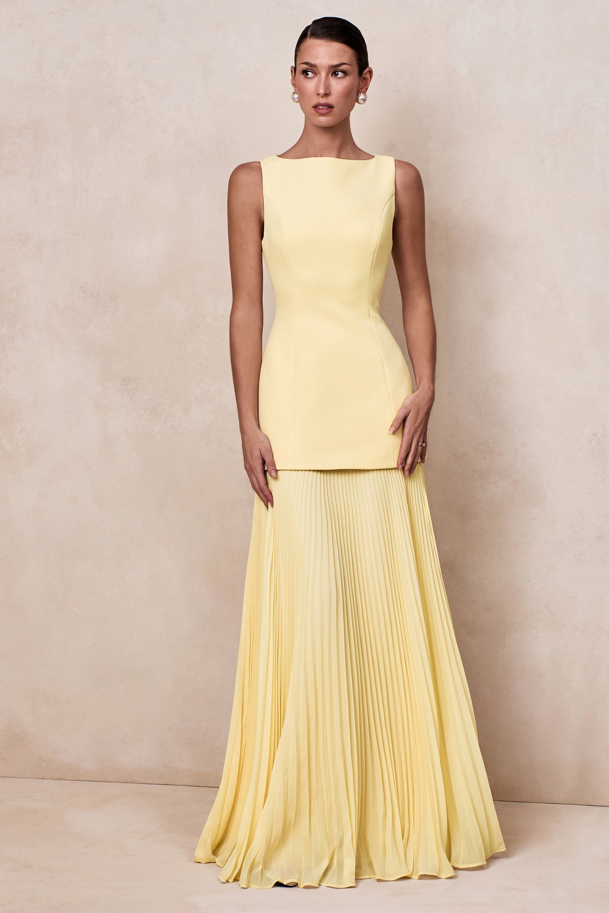 Hadley Maxi Dress - Lemon