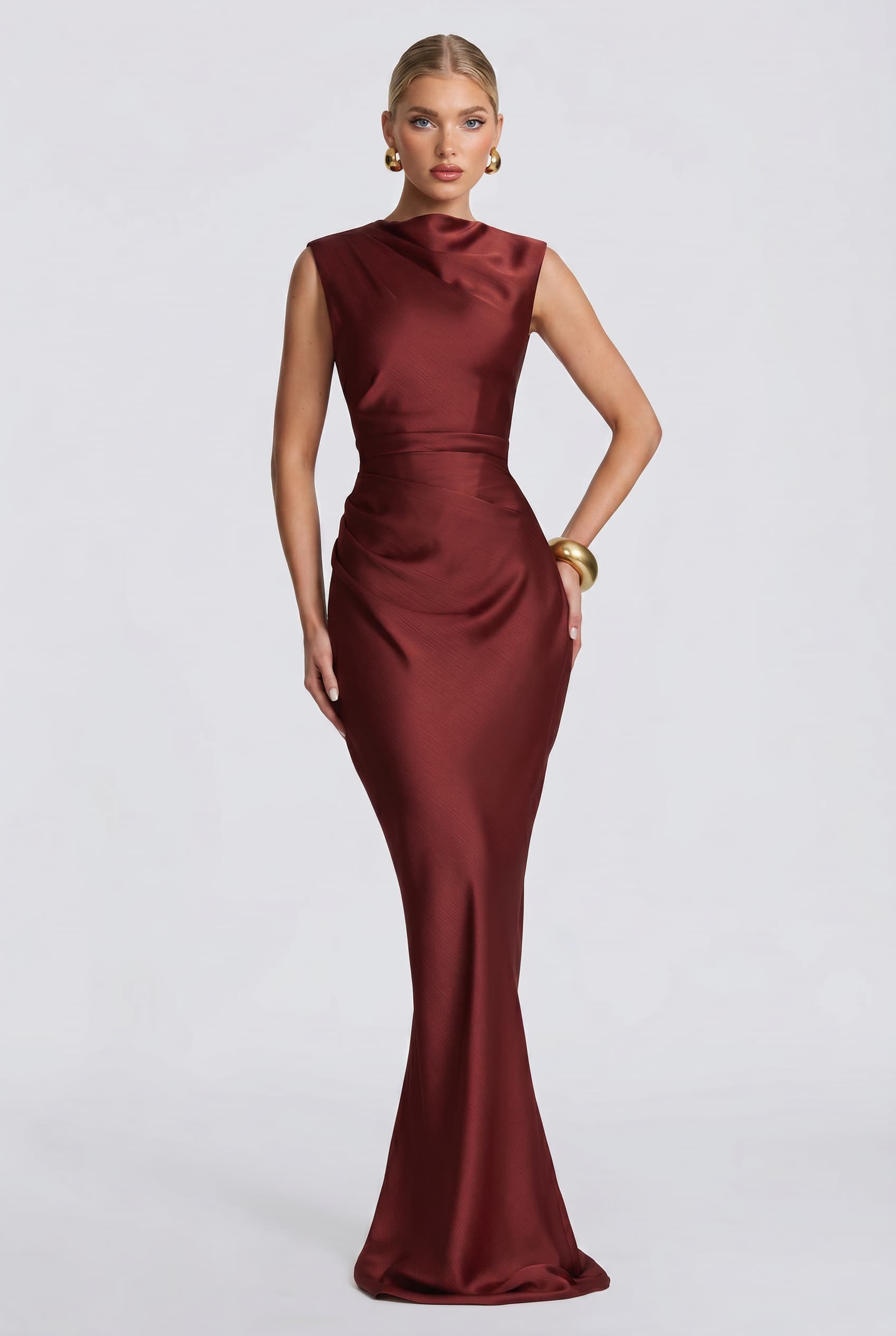 Thea Maxi Dress - White - 1