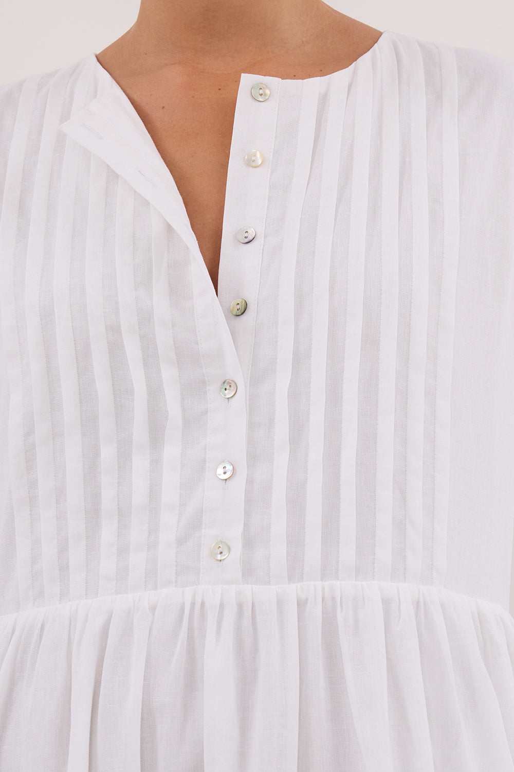 Linden Midi Dress - White