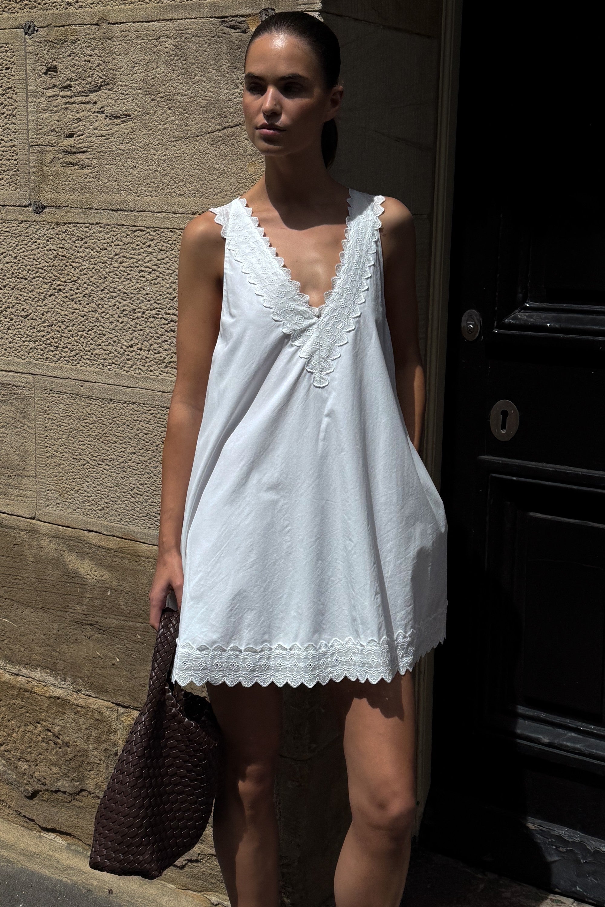 Harriet Mini Dress - White
