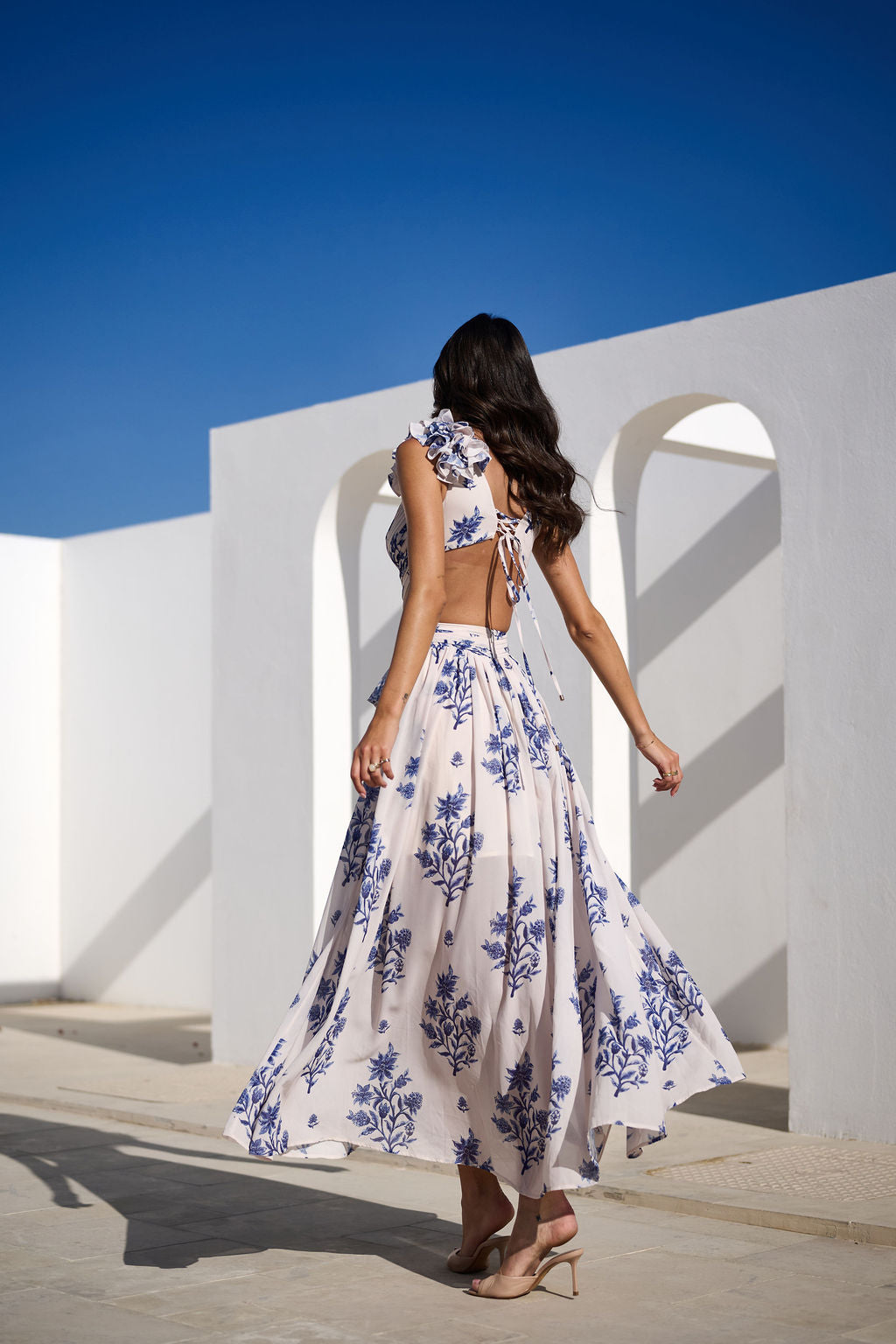 Provence Gown - Ivory Floral