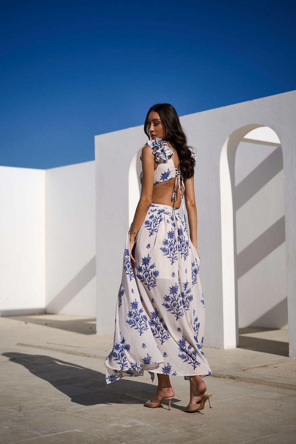 Provence Gown - Ivory Floral