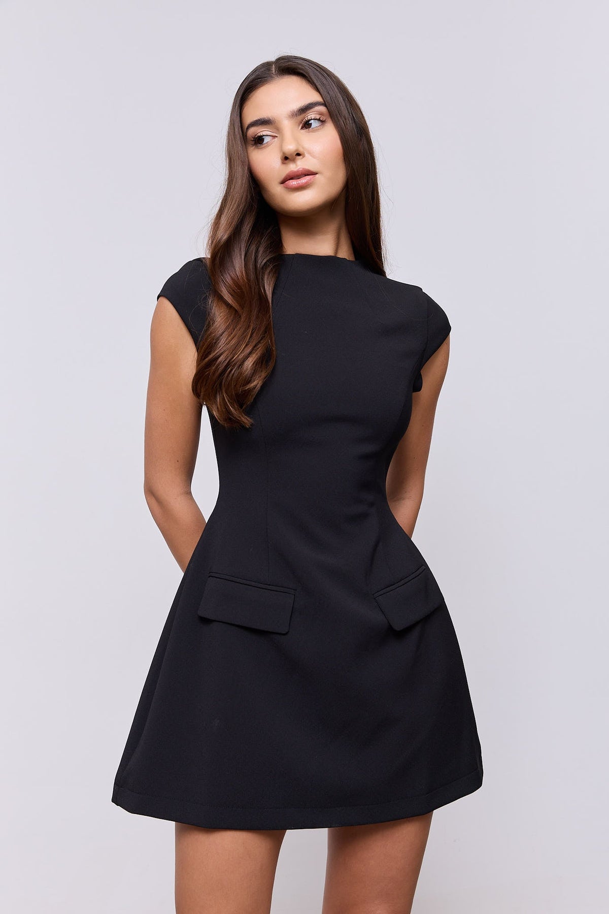 Odette Mini Dress - Black