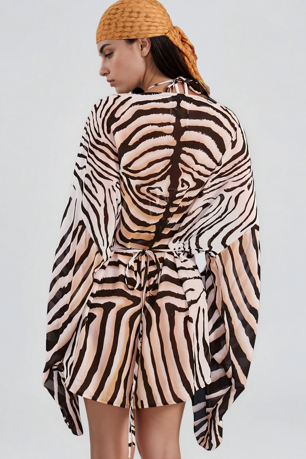 Savage Mini Dress - Zebra Print