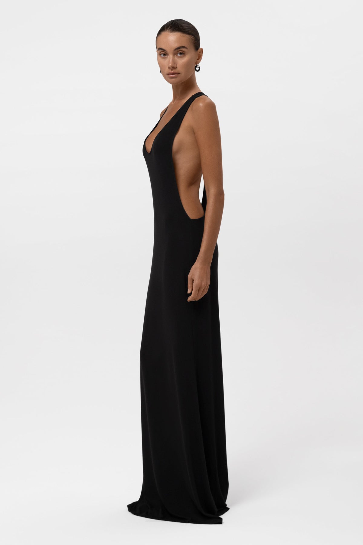 Sculpt Maxi Dress - Black