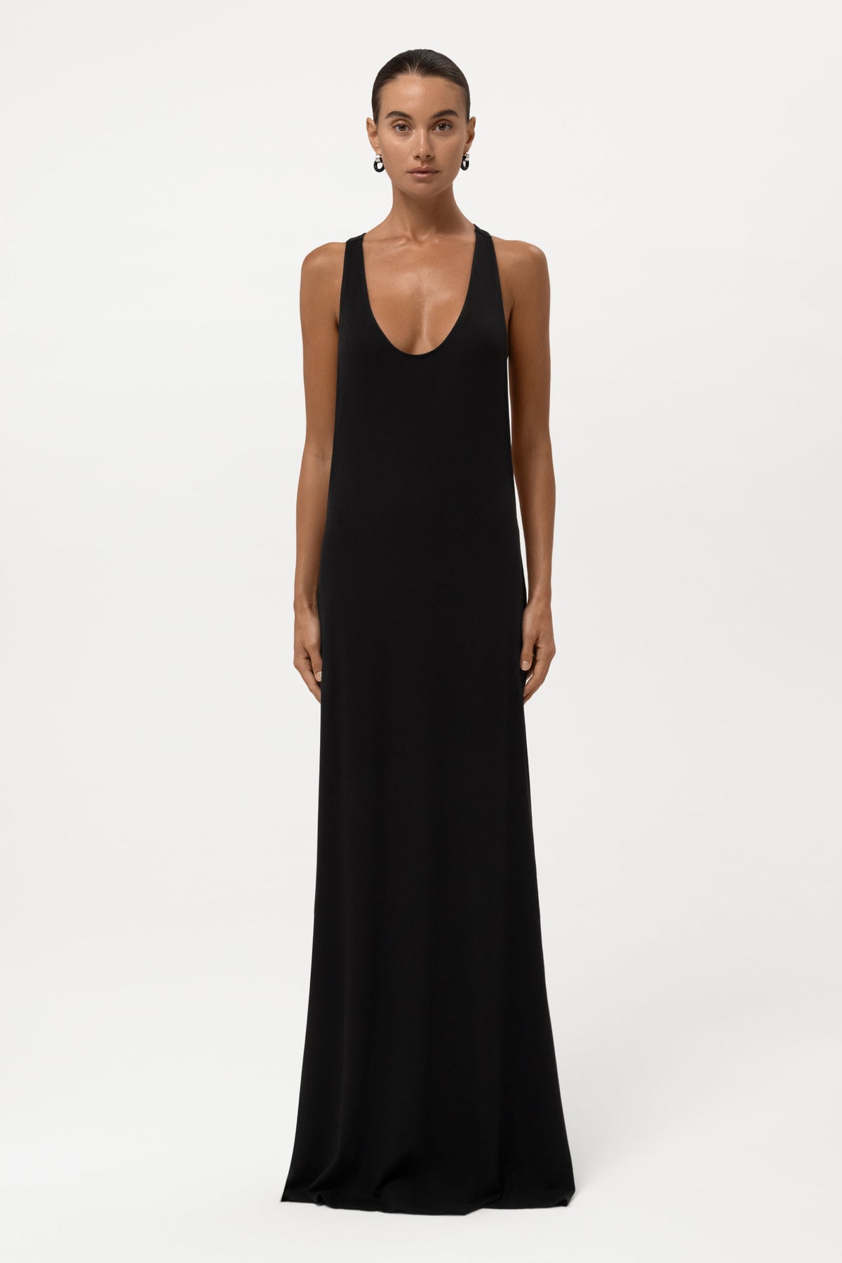 Sculpt Maxi Dress - Black
