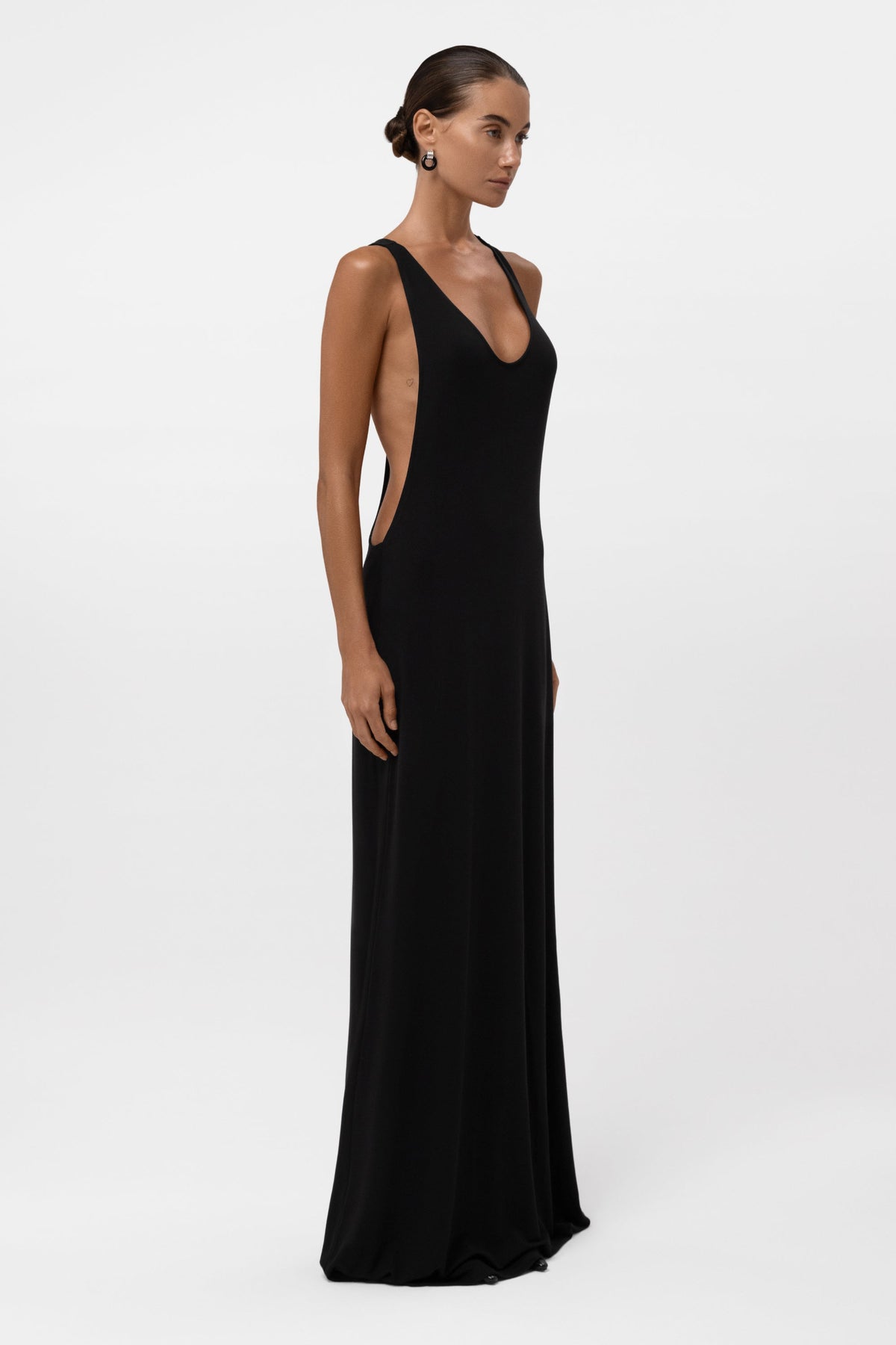 Sculpt Maxi Dress - Black