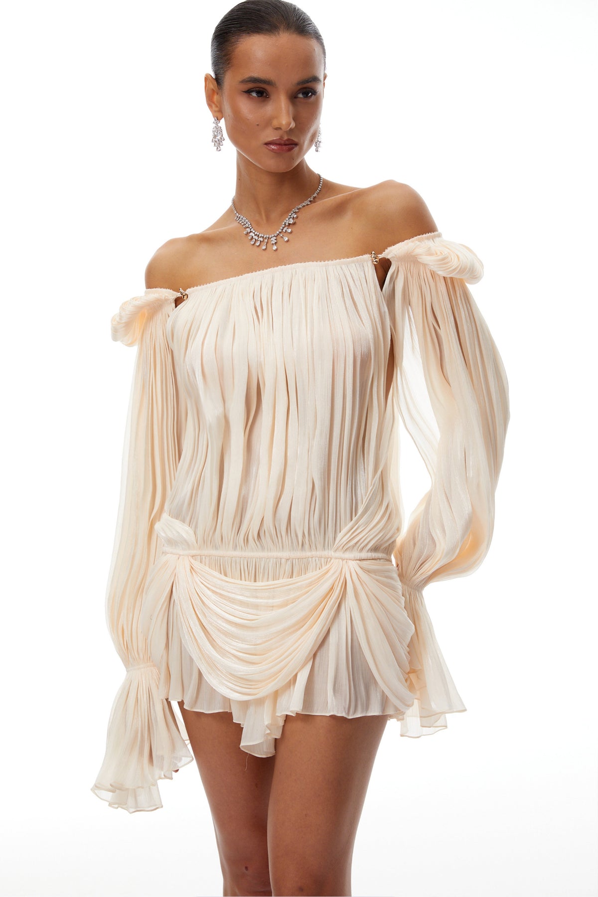 Freya Mini Dress - Neutrals