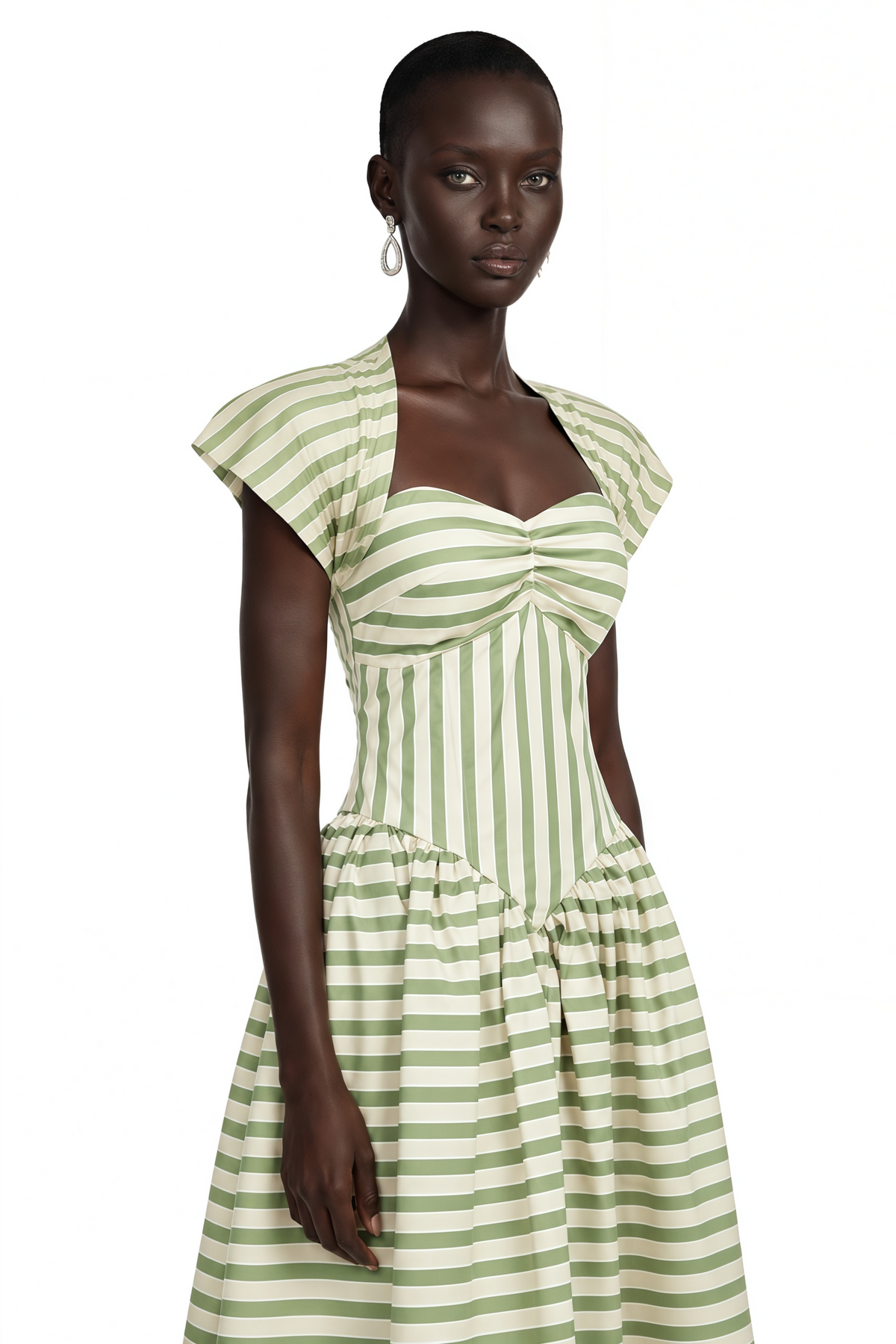 Riviera Midi Dress - Green