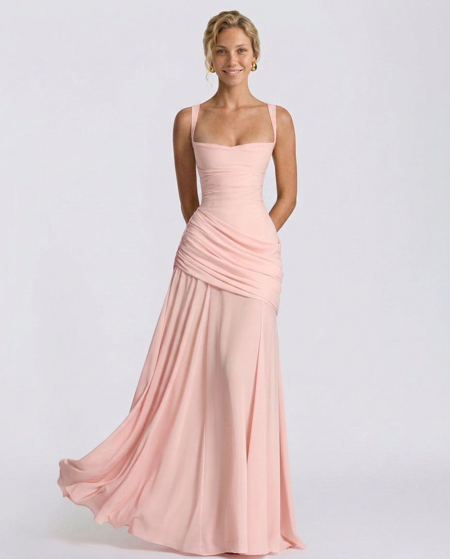 Sural Maxi Dress - Pink