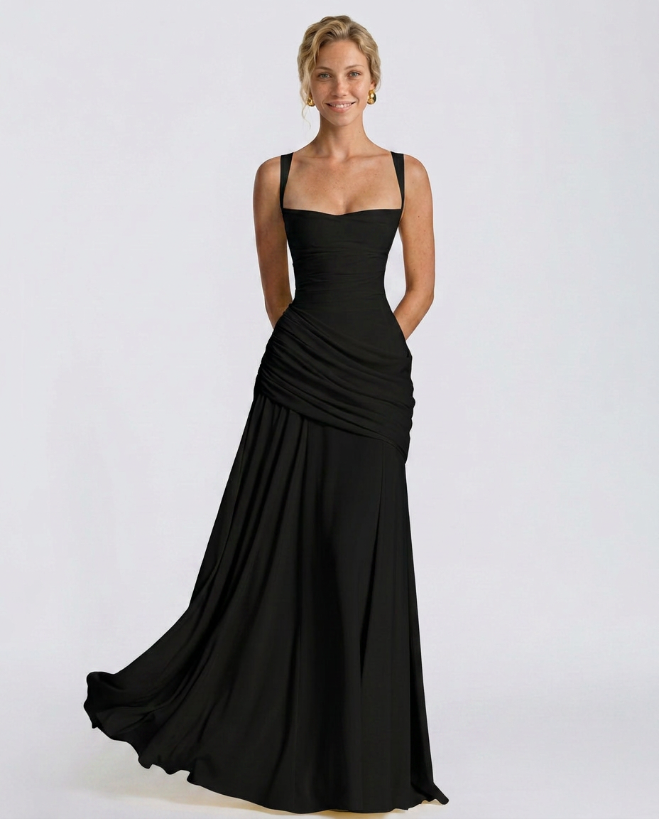 Sural Maxi Dress - Black