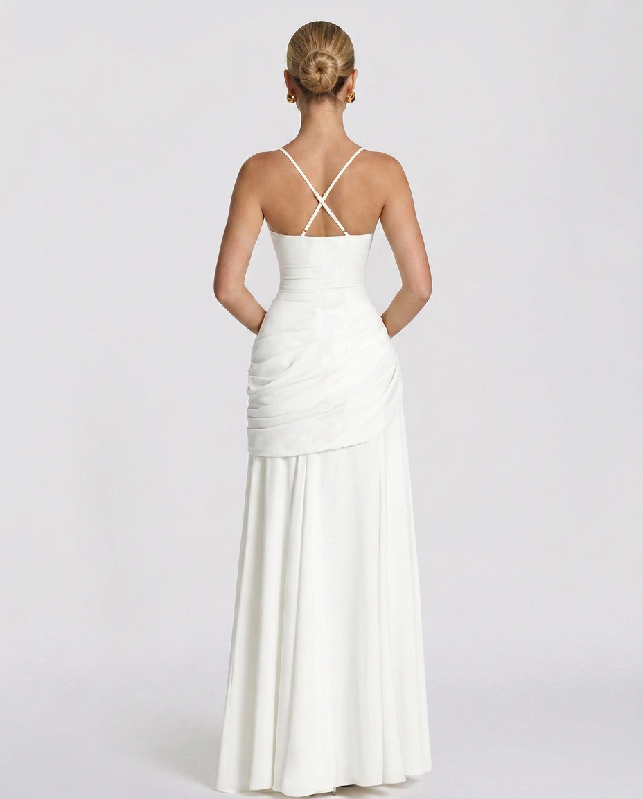 Sural Maxi Dress - White