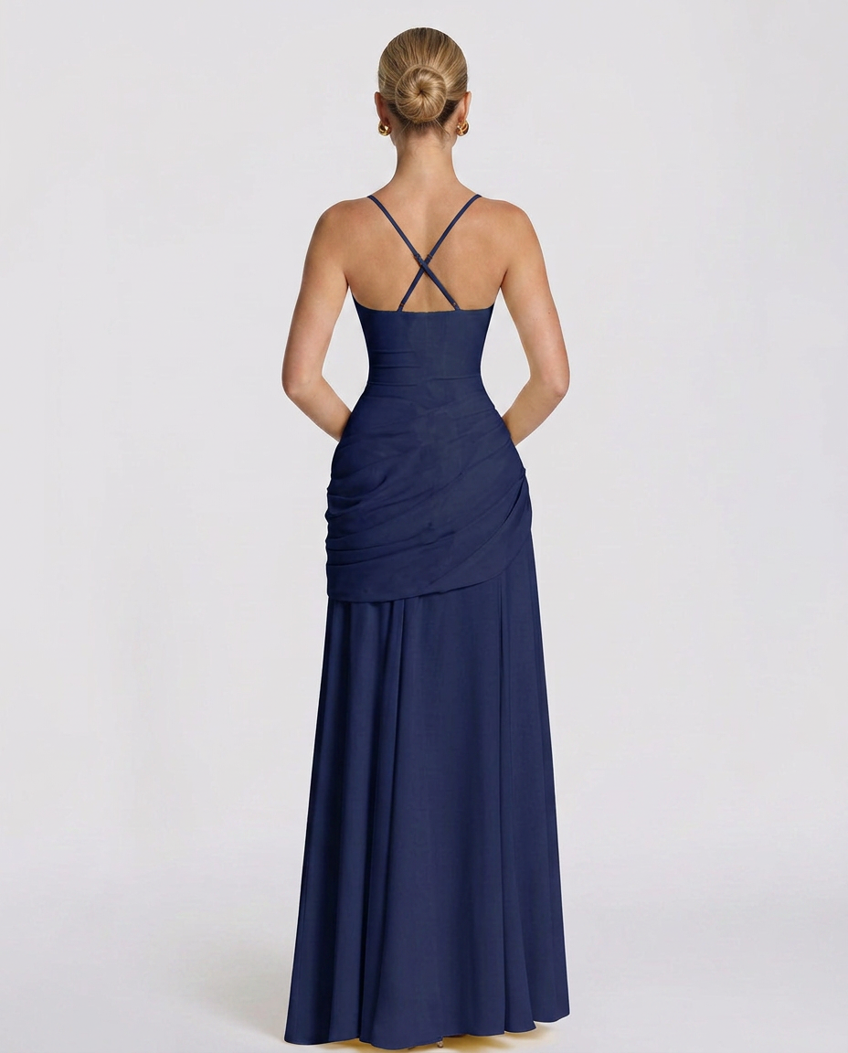 Sural Maxi Dress - Navy