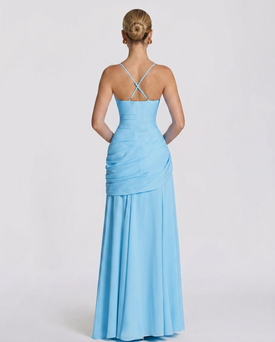 Sural Maxi Dress - Blue
