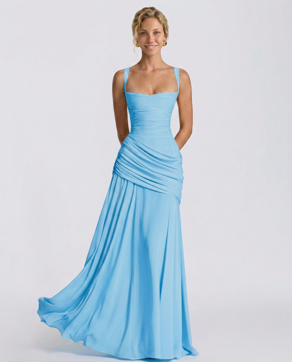 Sural Maxi Dress - Blue