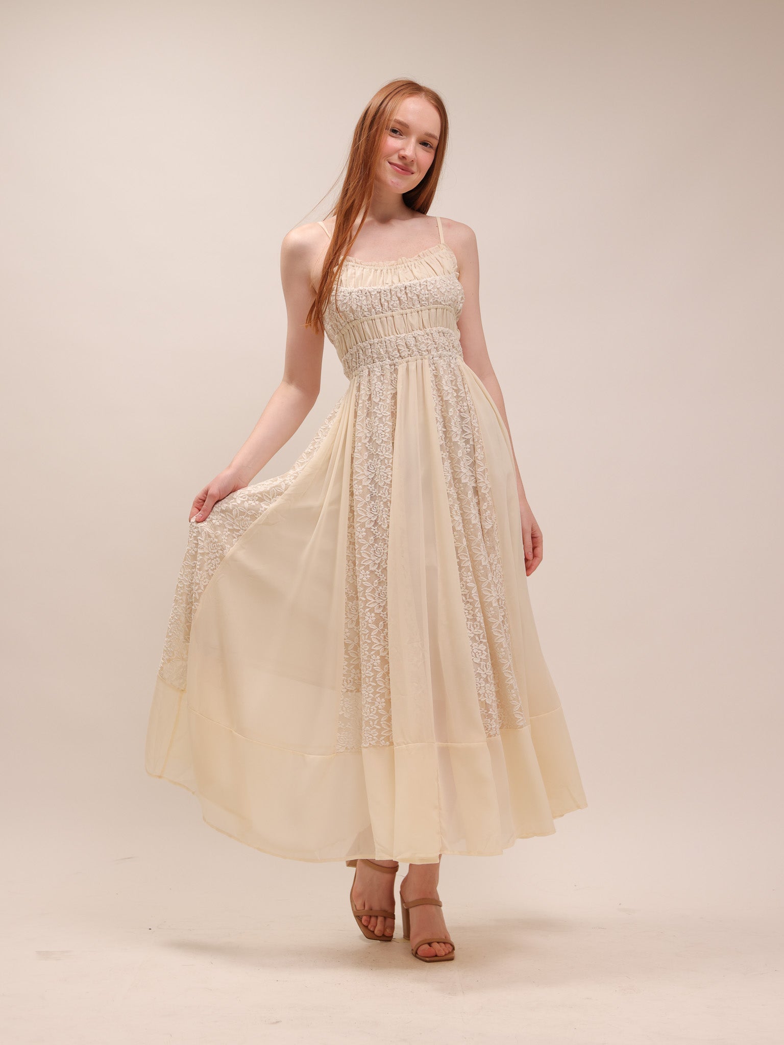 Elise Maxi Dress - Buttercream - 2