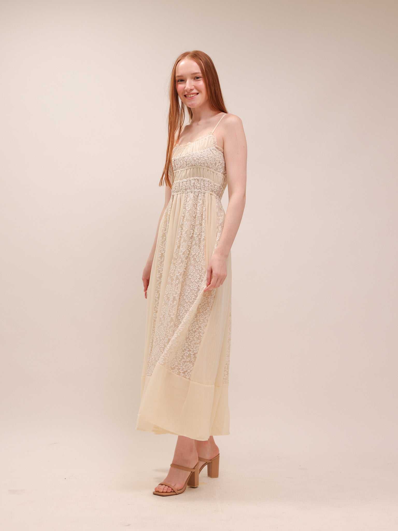 Elise Maxi Dress - Buttercream - 4
