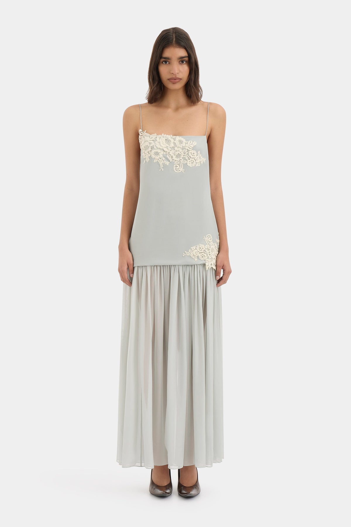 Cascade Gown - Powder Blue