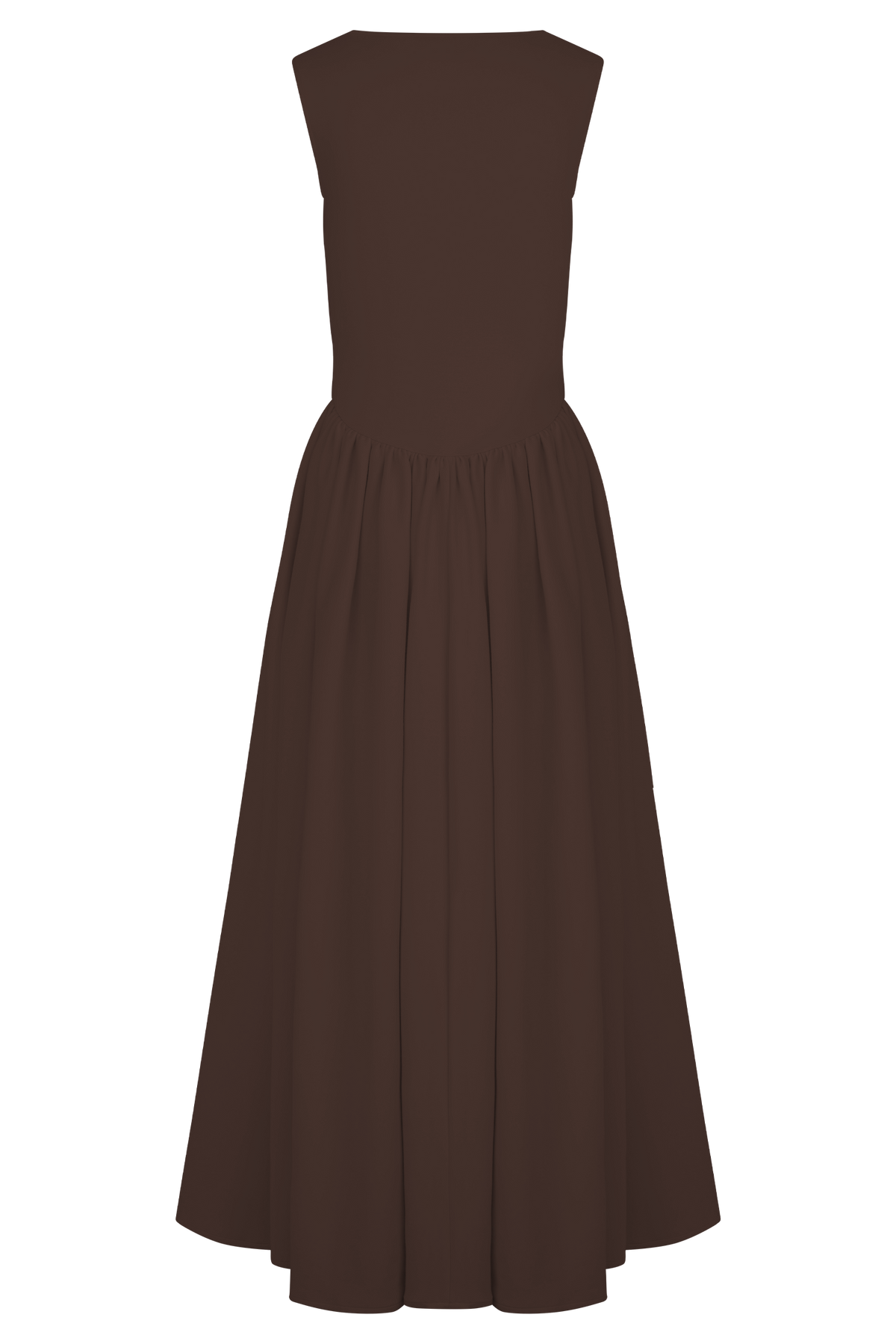 Hazel Midi Dress - Cacao Brown