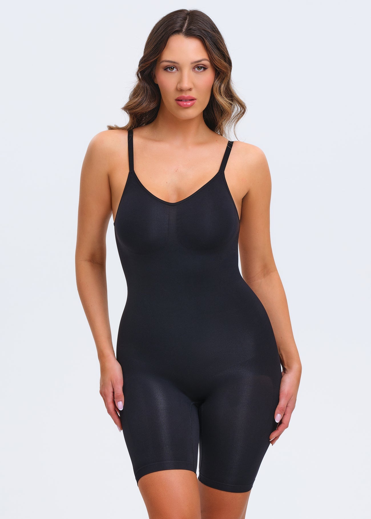 SmoothingSeamless Open-Back Bodysuit