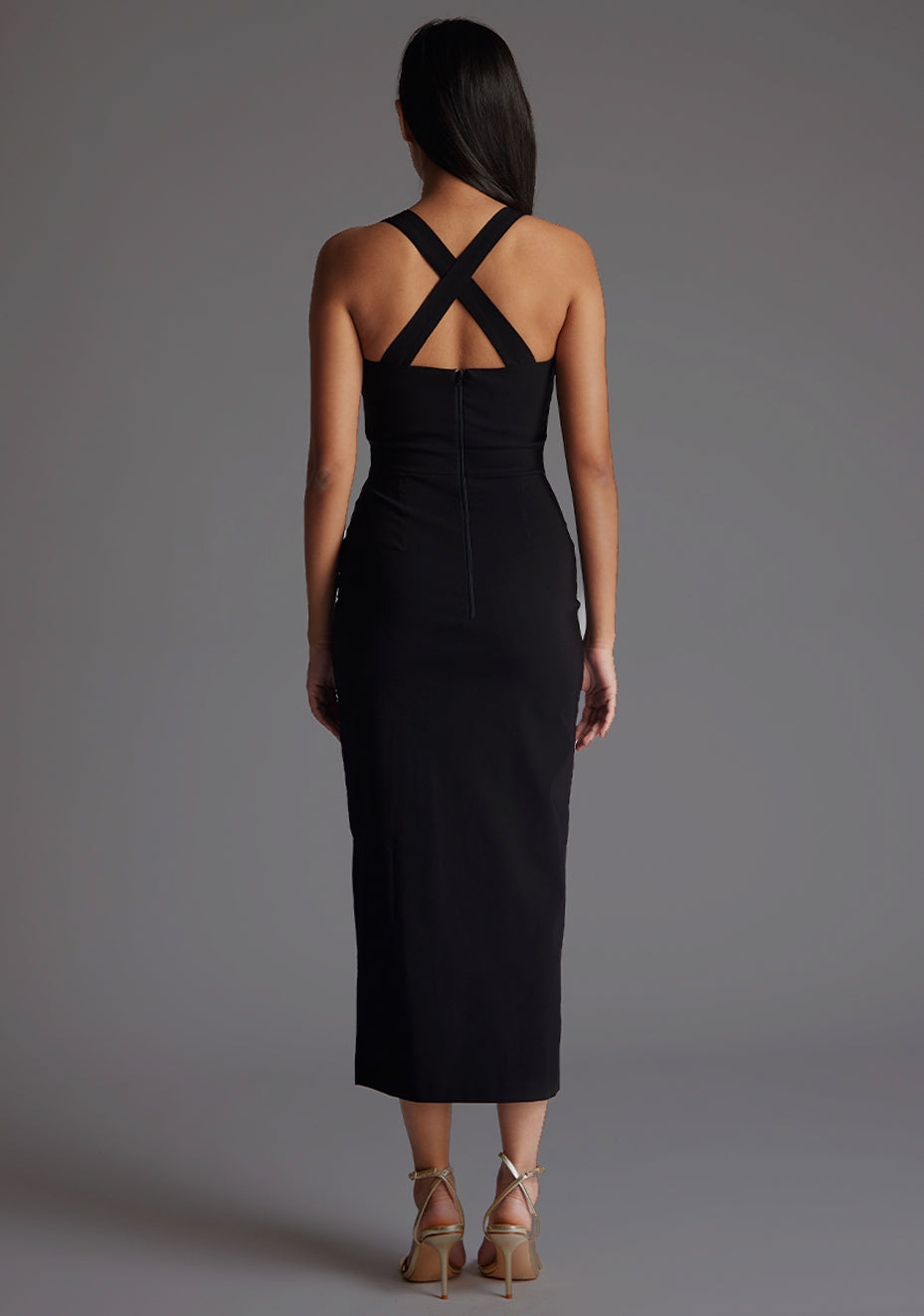 Marlowe Midi Dress - Black