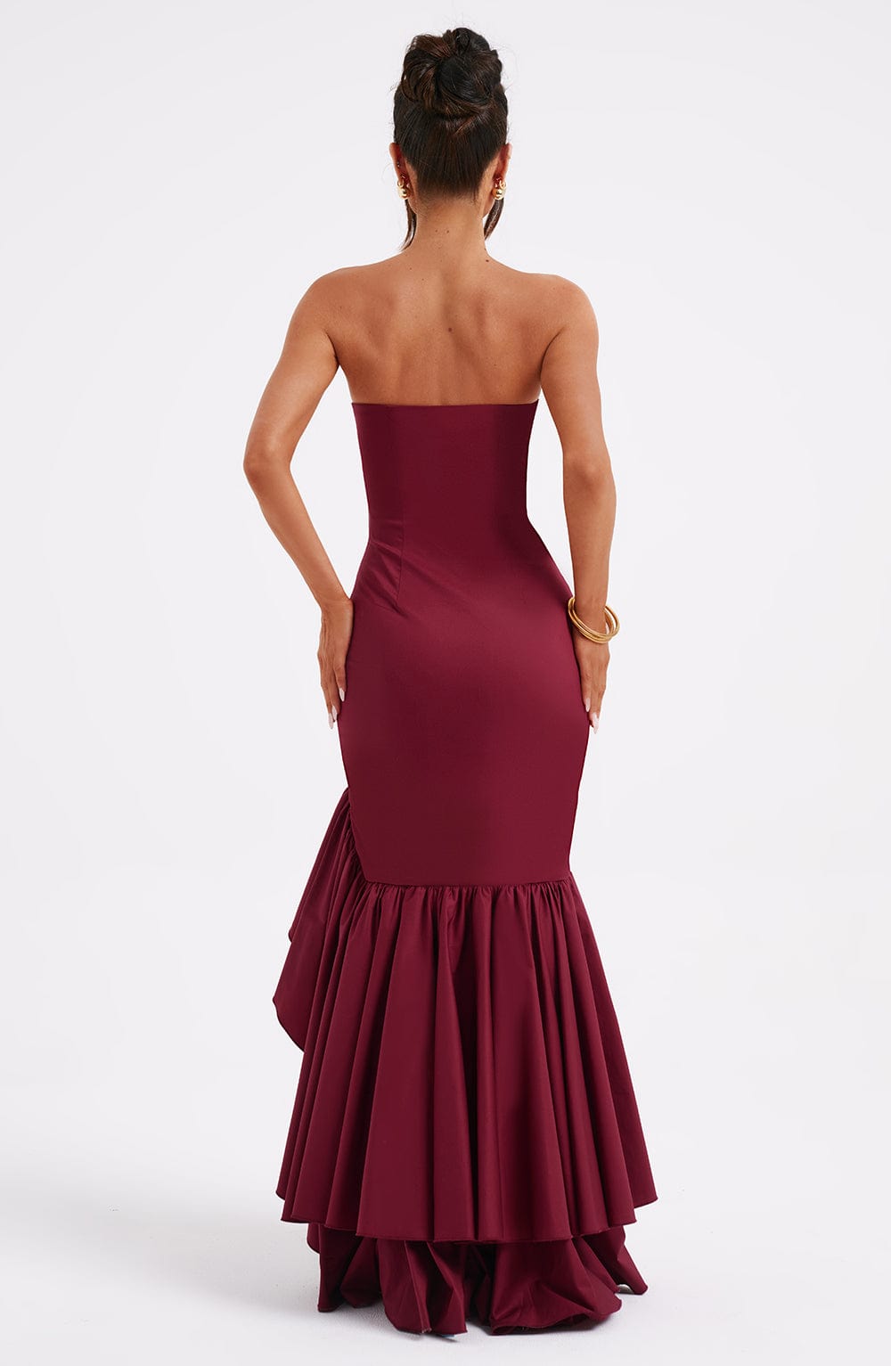 Valeska Gown - Burgundy